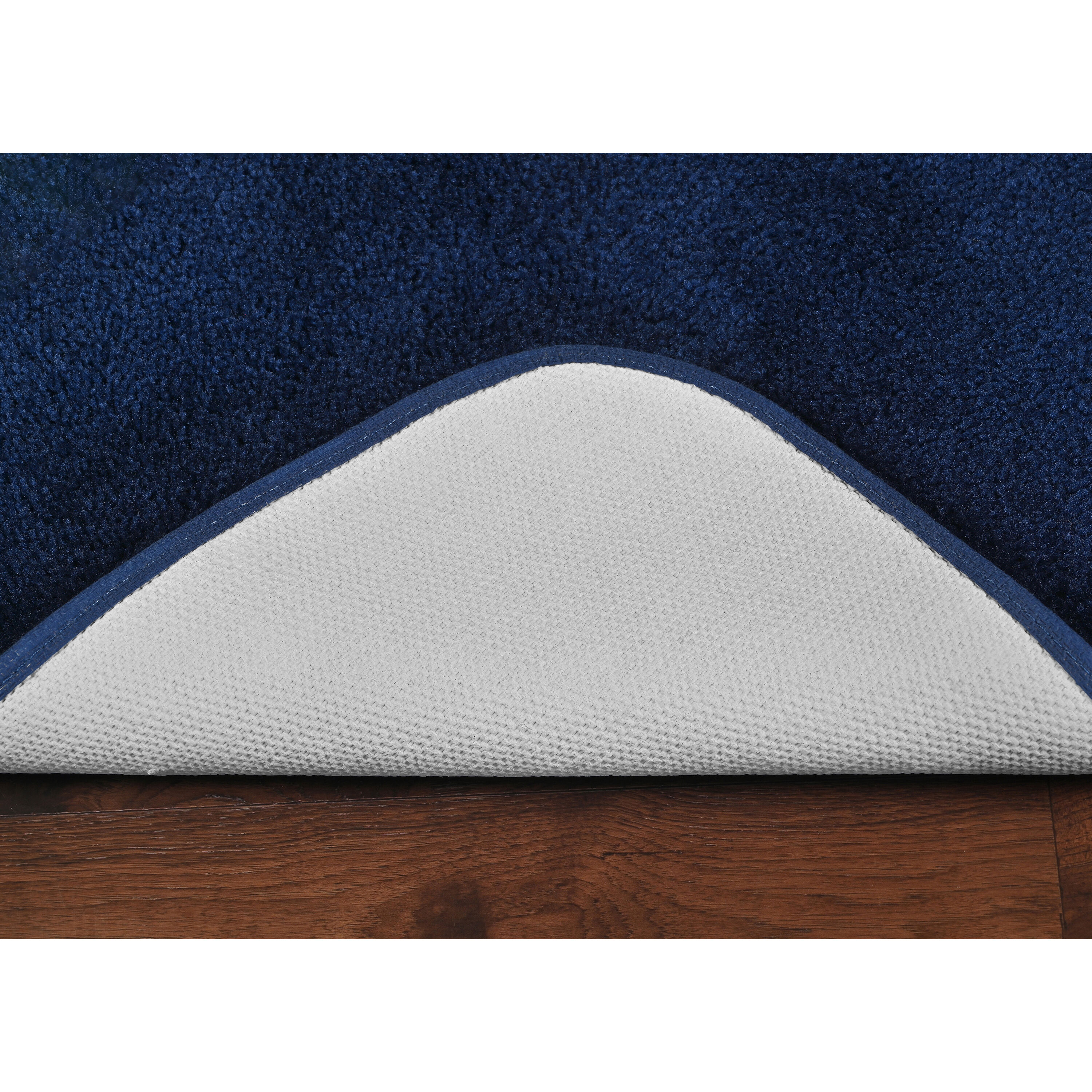 Lucky Brand Bath Rugs & Mats Navy - Navy Stripe Large Harden Washable Bath  Rug - Yahoo Shopping