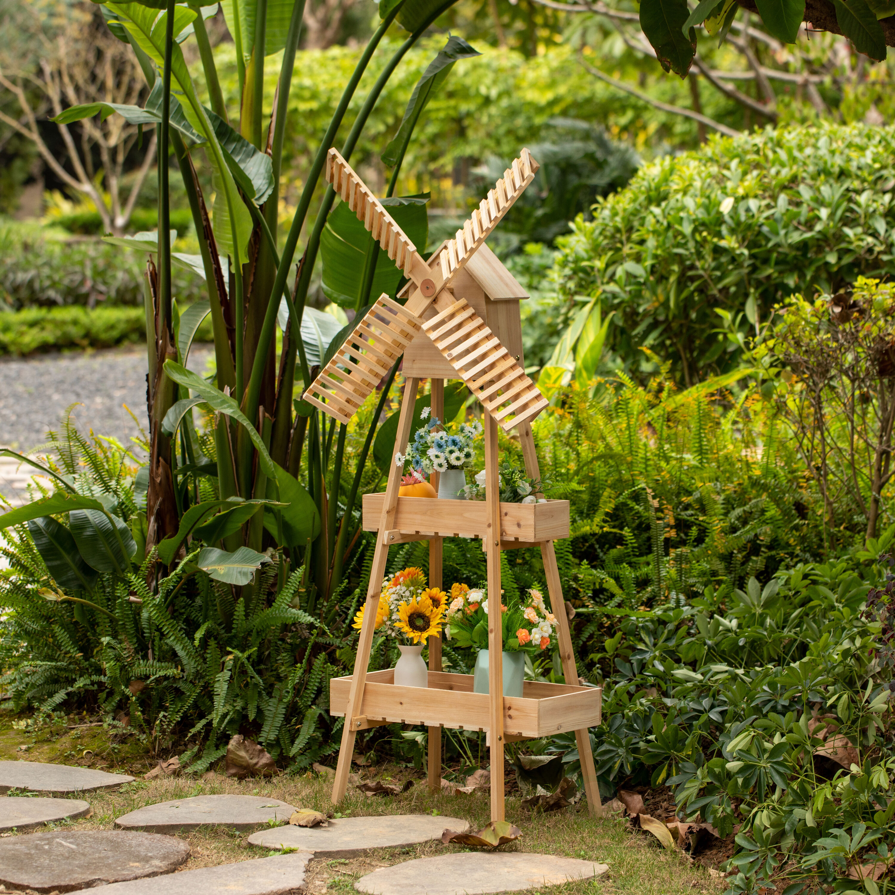 Vintiquewise QI004600 Plant-Stand - View #5