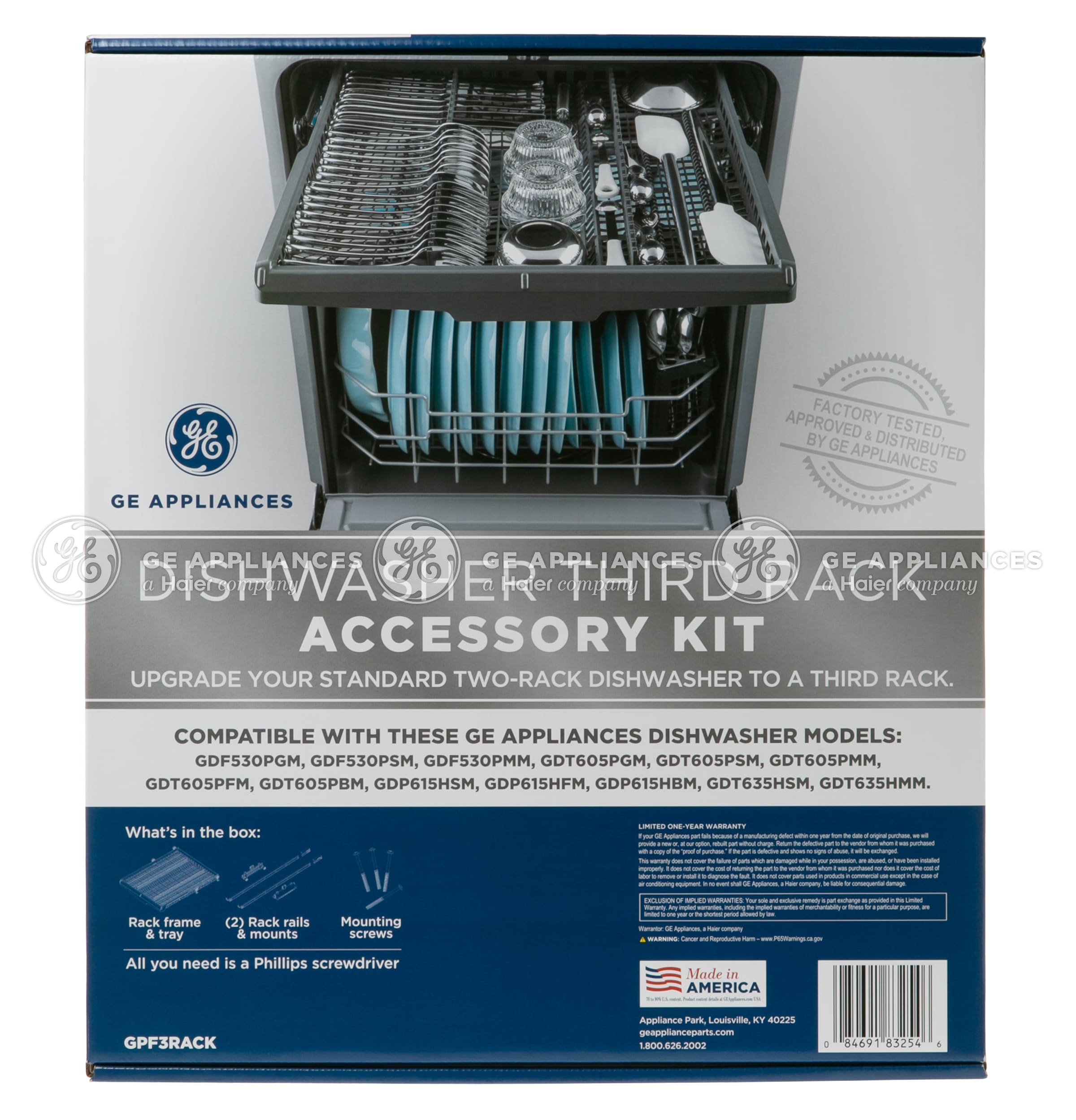 GE Dishwasher Third Rack Accessory Kit