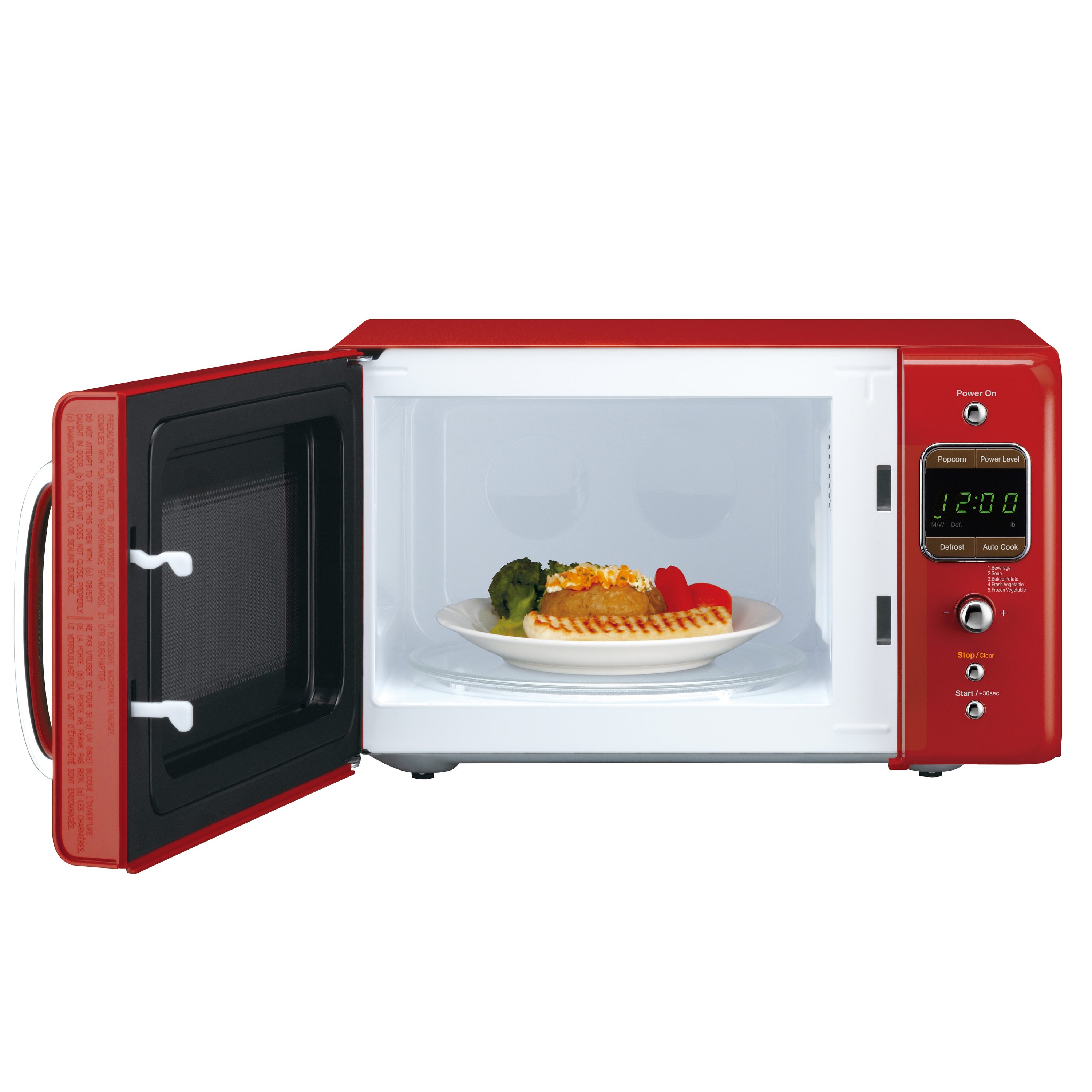 Kitcheniva Countertop Microwave Oven 700w Red, 1 Pcs - Pick 'n Save