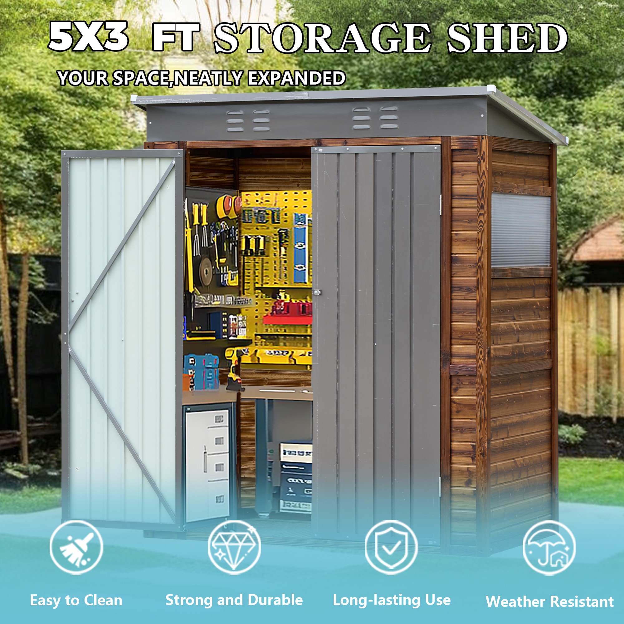 Mondawe MD-TP87AAE Wood-Storage-Buildings - View #3