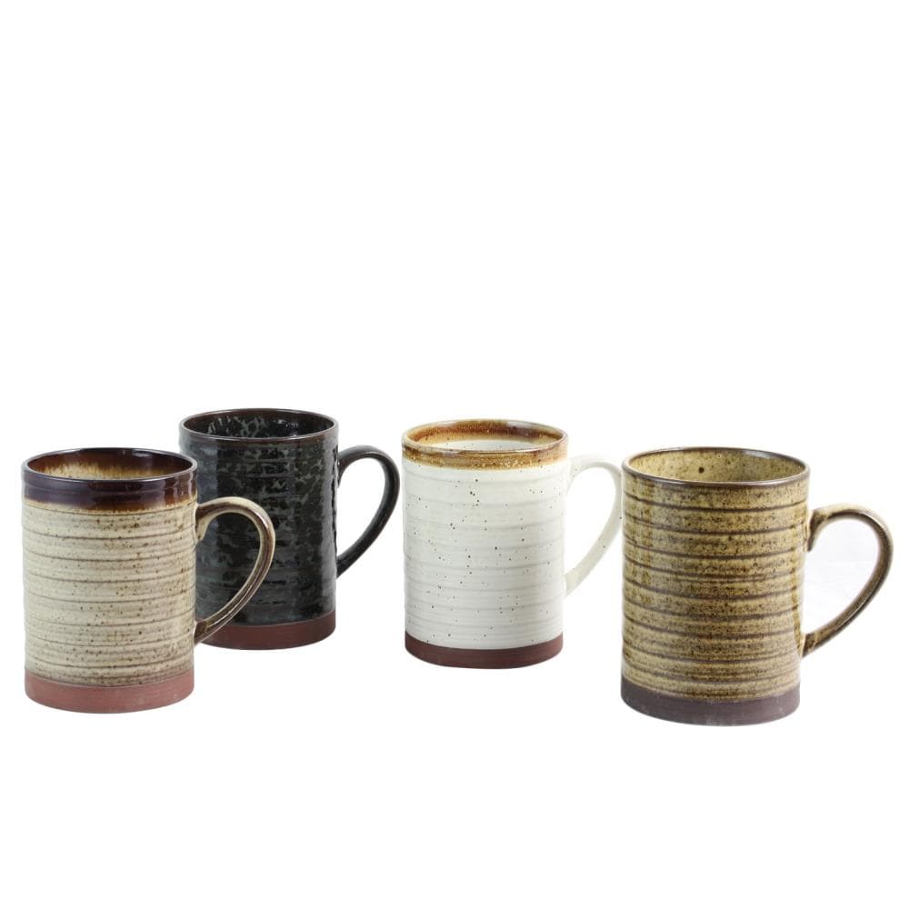 Trademark Innovations 192-fl oz Ceramic White Mug Set of: 1 in the  Drinkware department at