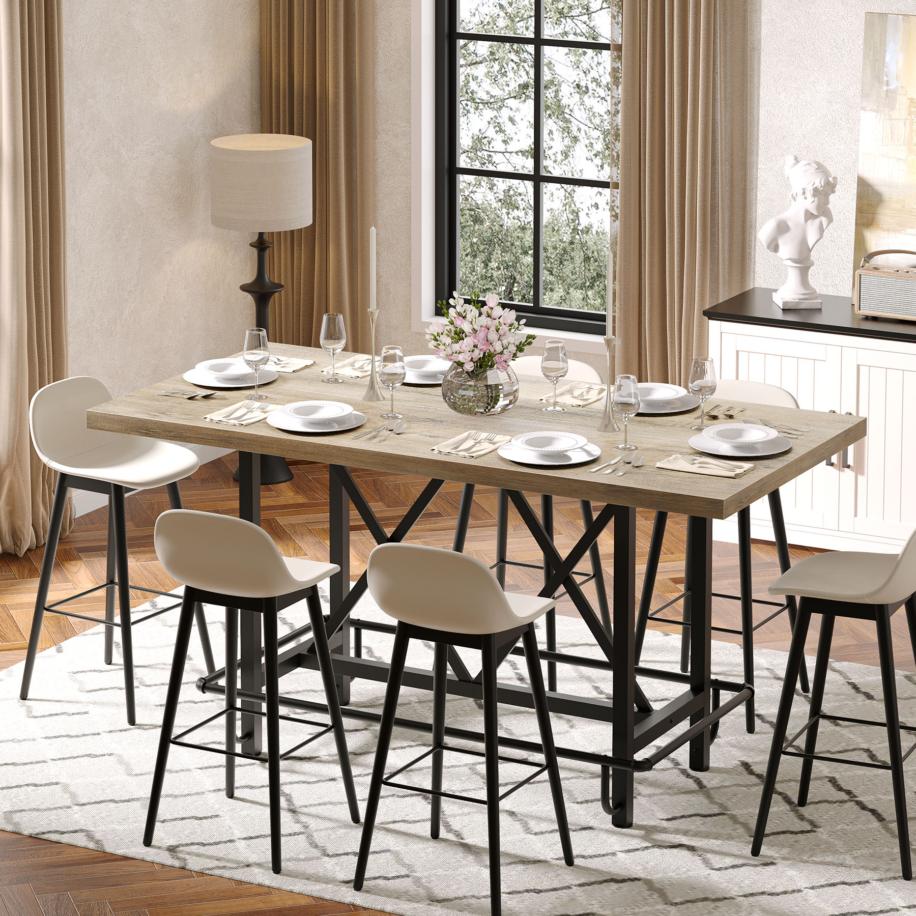 Fnova LWTJ-JW0954 Dining-Tables - View #7