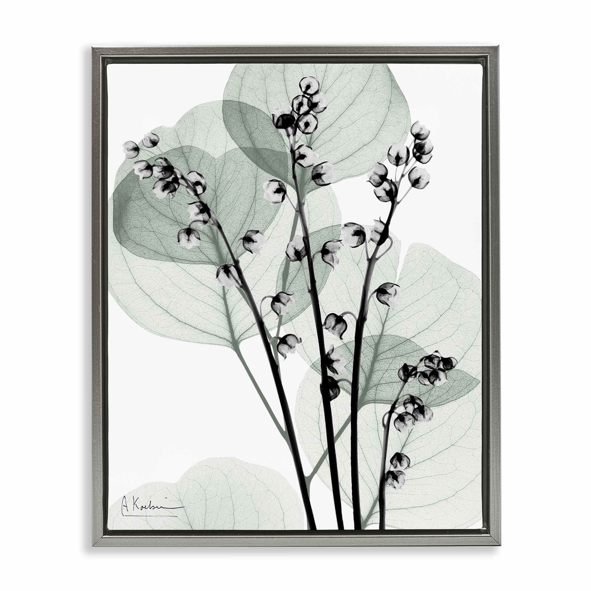 Stupell Industries BS-009-FFL-24X30 Fresh Minimalist Herbs Floating Frame design by Albert Koetsier