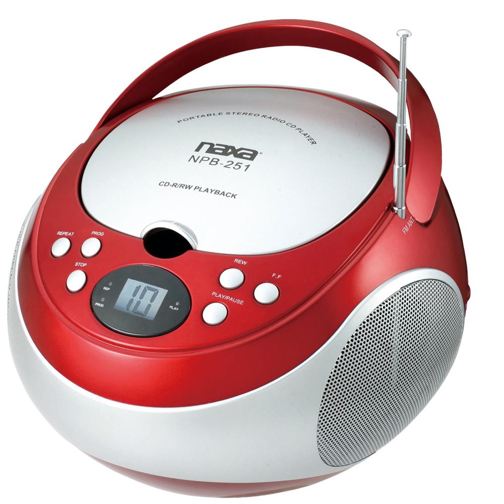 Naxa 84977695M Red Speakers