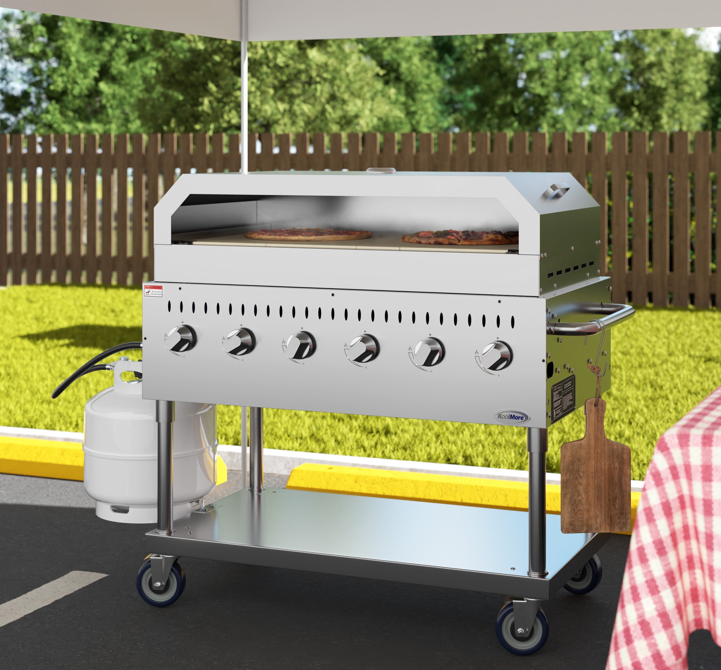 KoolMore LOW-CGKIT4-48P Gas-Grill - View #4