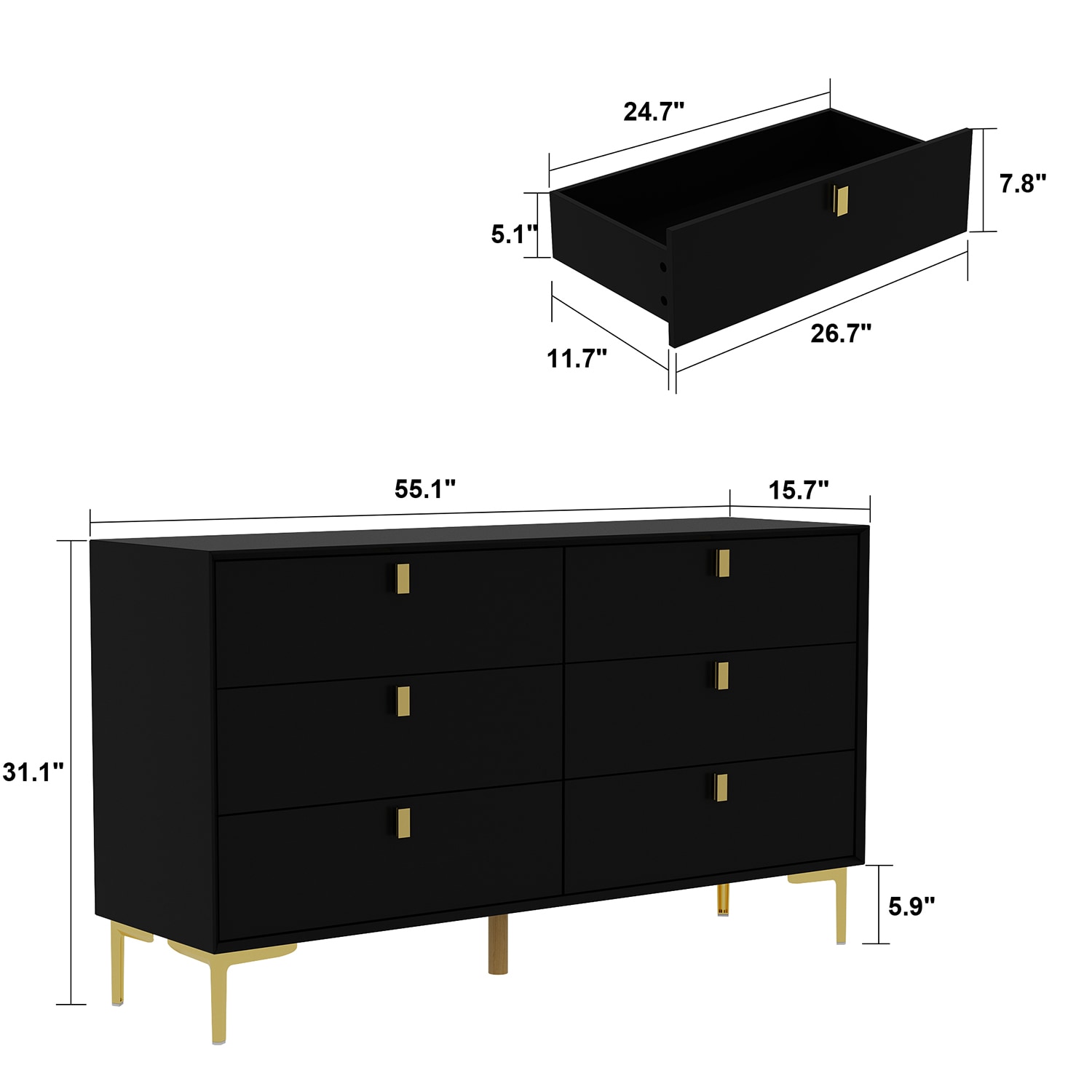 FUFU&GAGA LJY-KF020311-01 dressers - View #11