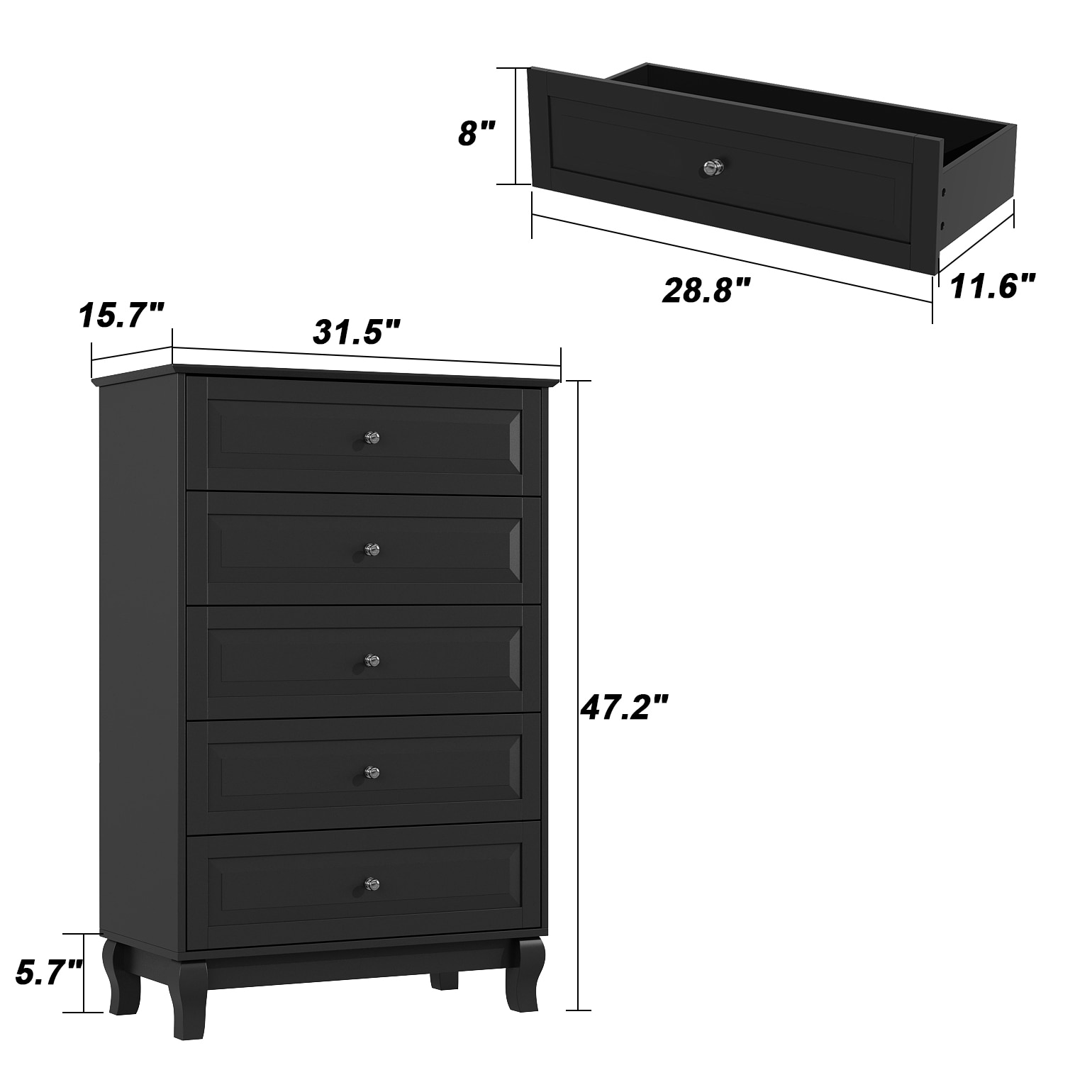 FUFU&GAGA CX0051-01 dressers - View #12
