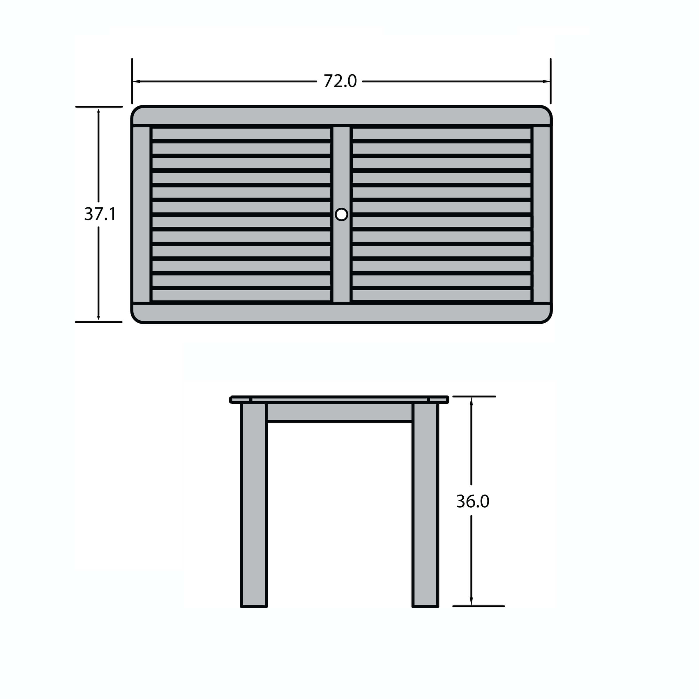 highwood AD-CTB37-CGE Patio-Tables - View #5