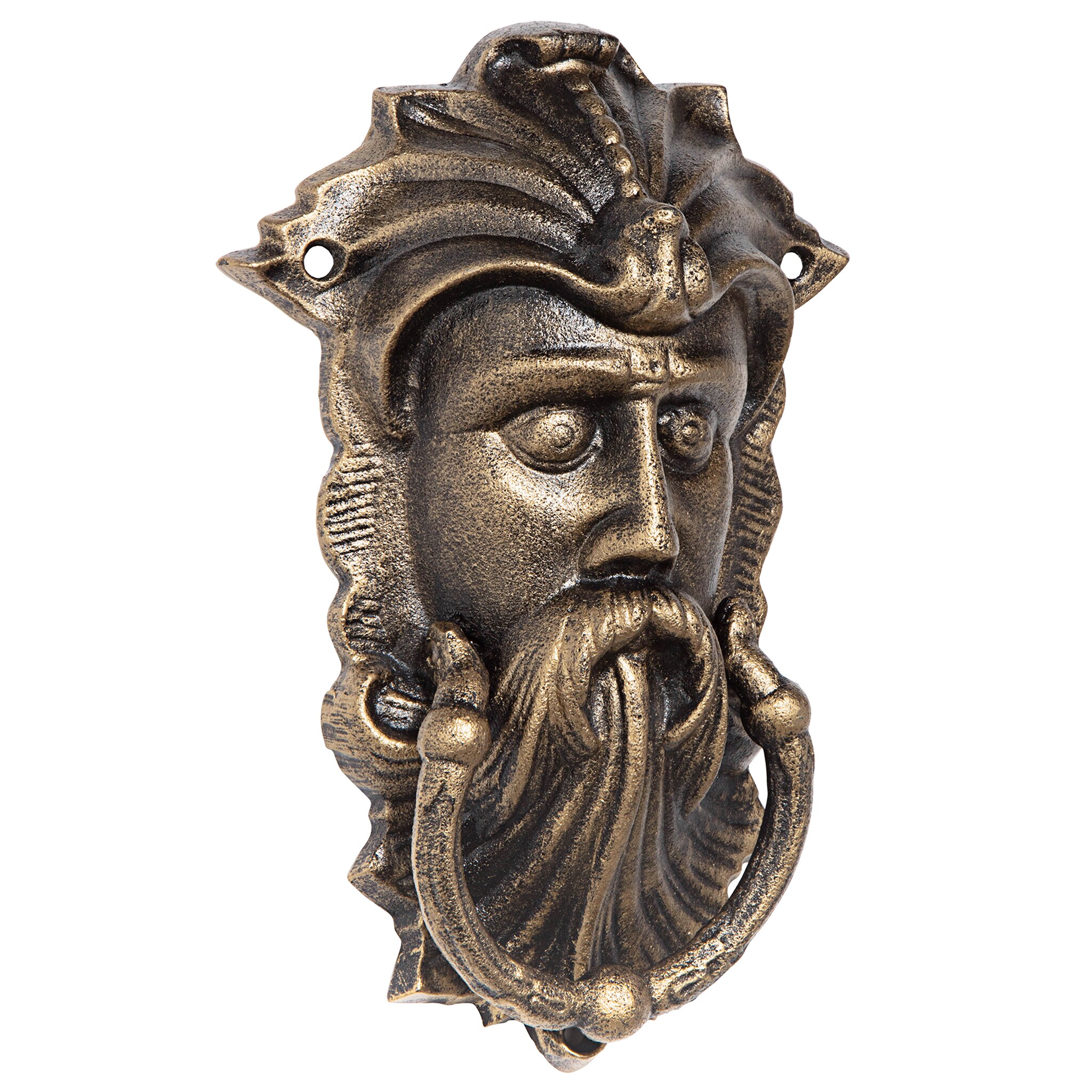 Design Toscano 5.5-in Entry Door Knocker, Bronze Finish, Iron Material,  Oil-rubbed Hardware
