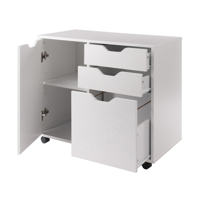 Halifax White 2 Drawer File Cabinet, Ikea Wooden Filing Cabinet With Lock