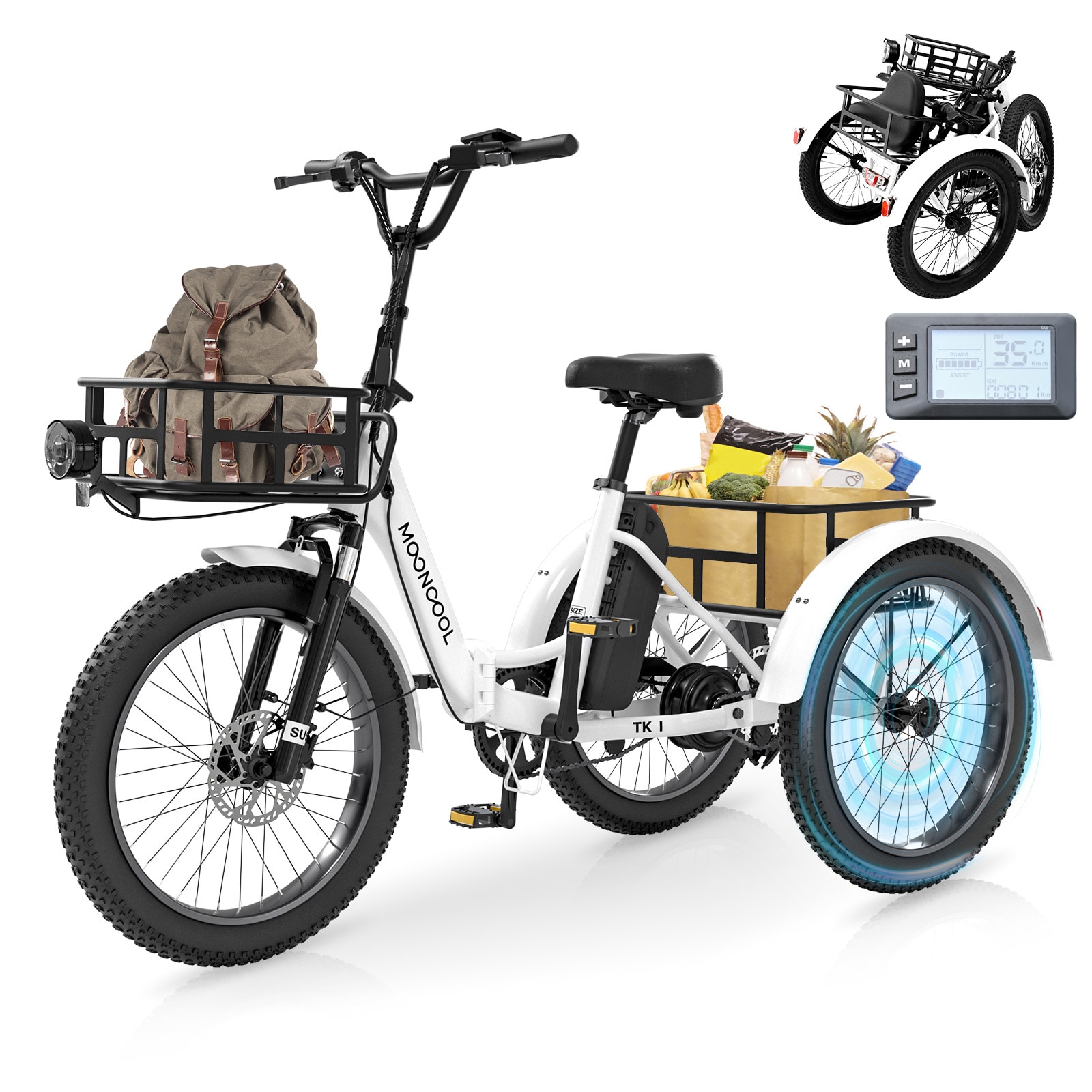 Esazn P1600161-TK120432WT 20-in Adult unisex E-bike