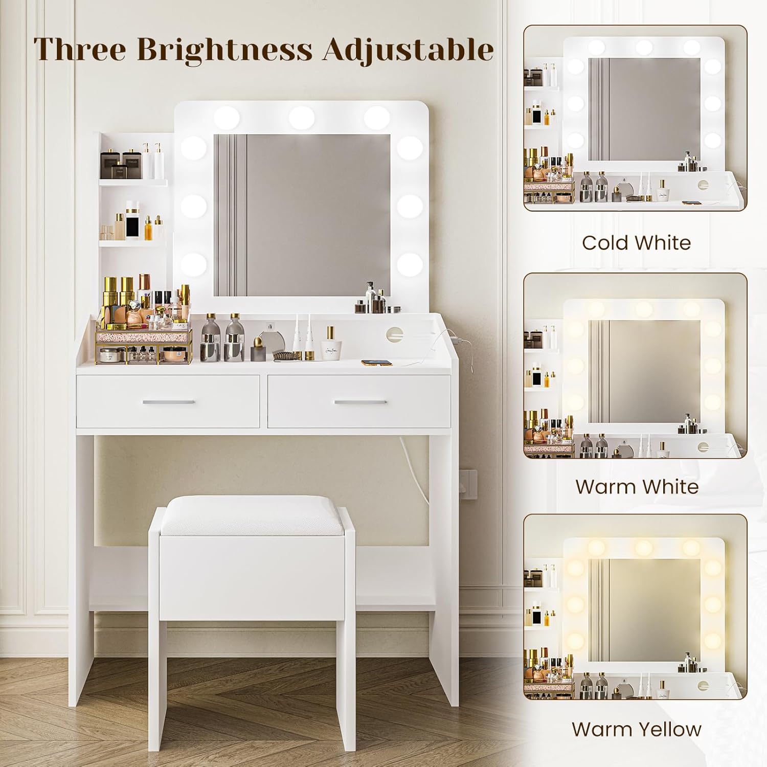 Qeetex LHF-SZT-PHO-14CE73RT Bedroom-Vanities - View #7