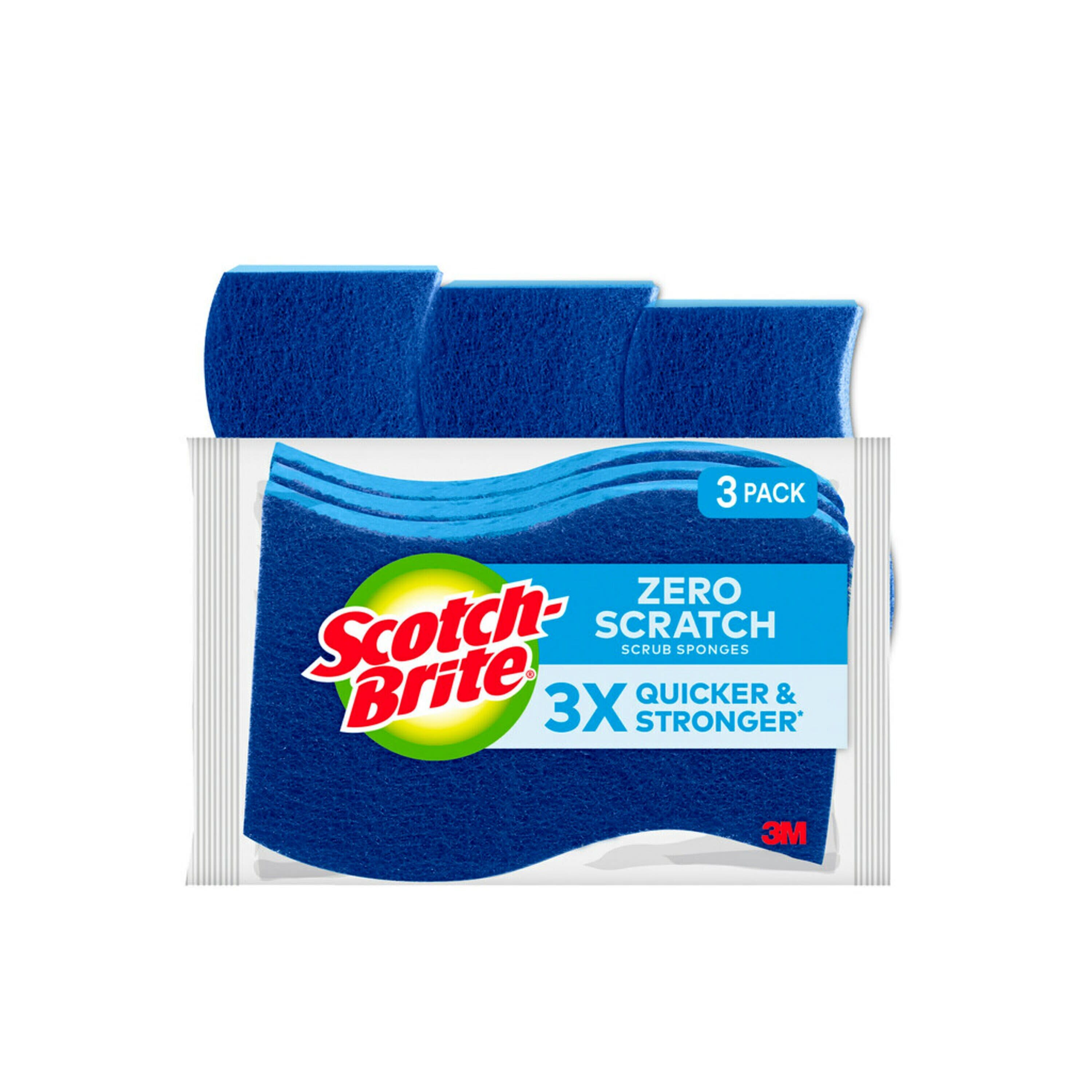 Scotch-Brite Non-Scratch Polymer Foam Sponge with Scouring Pad (3-Pack) in  the Sponges & Scouring Pads department at