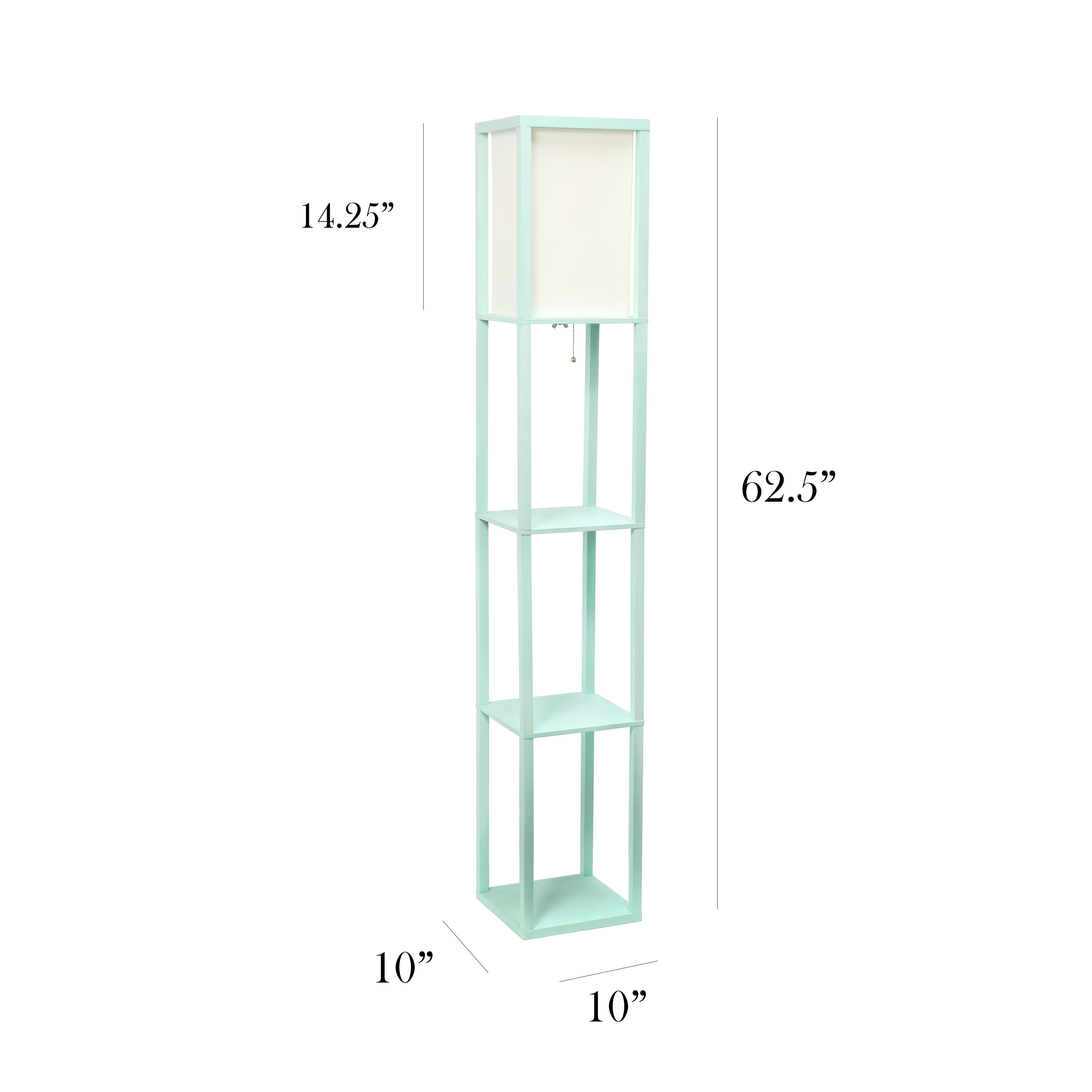 Simple Designs LF1014-AQU-2PK floorlamps - View #3