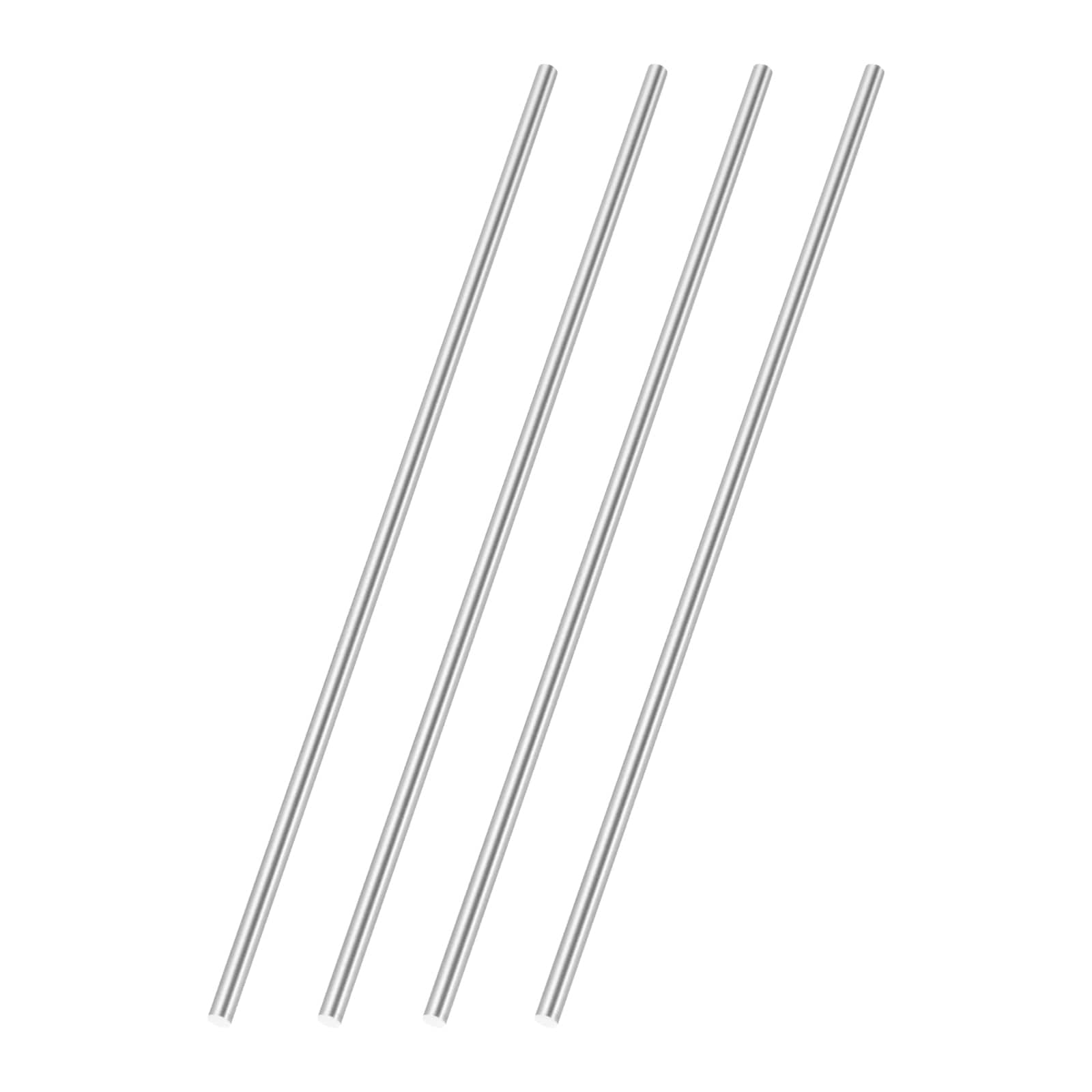 Unique Bargains 4pcs Round Steel Rod 4.5mm Diameter HSS Lathe Bar Stock Tool 200mm Long for Shaft Gear Drill Lathes Boring Machine Turning Miniature Axle Cylindrical Pin DIY Craft Tool