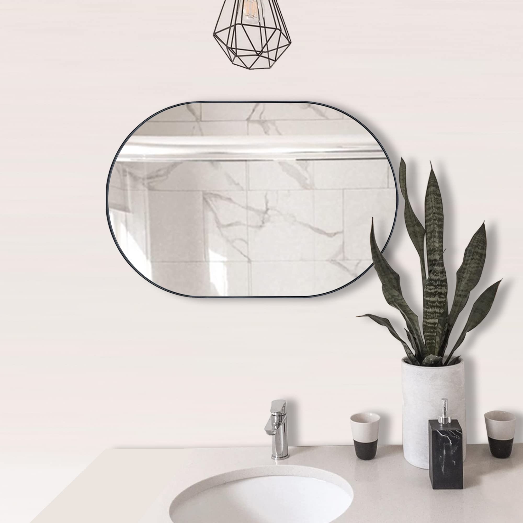 TEHOME GC-0Y039 Framed-Bath-Mirrors - View #5
