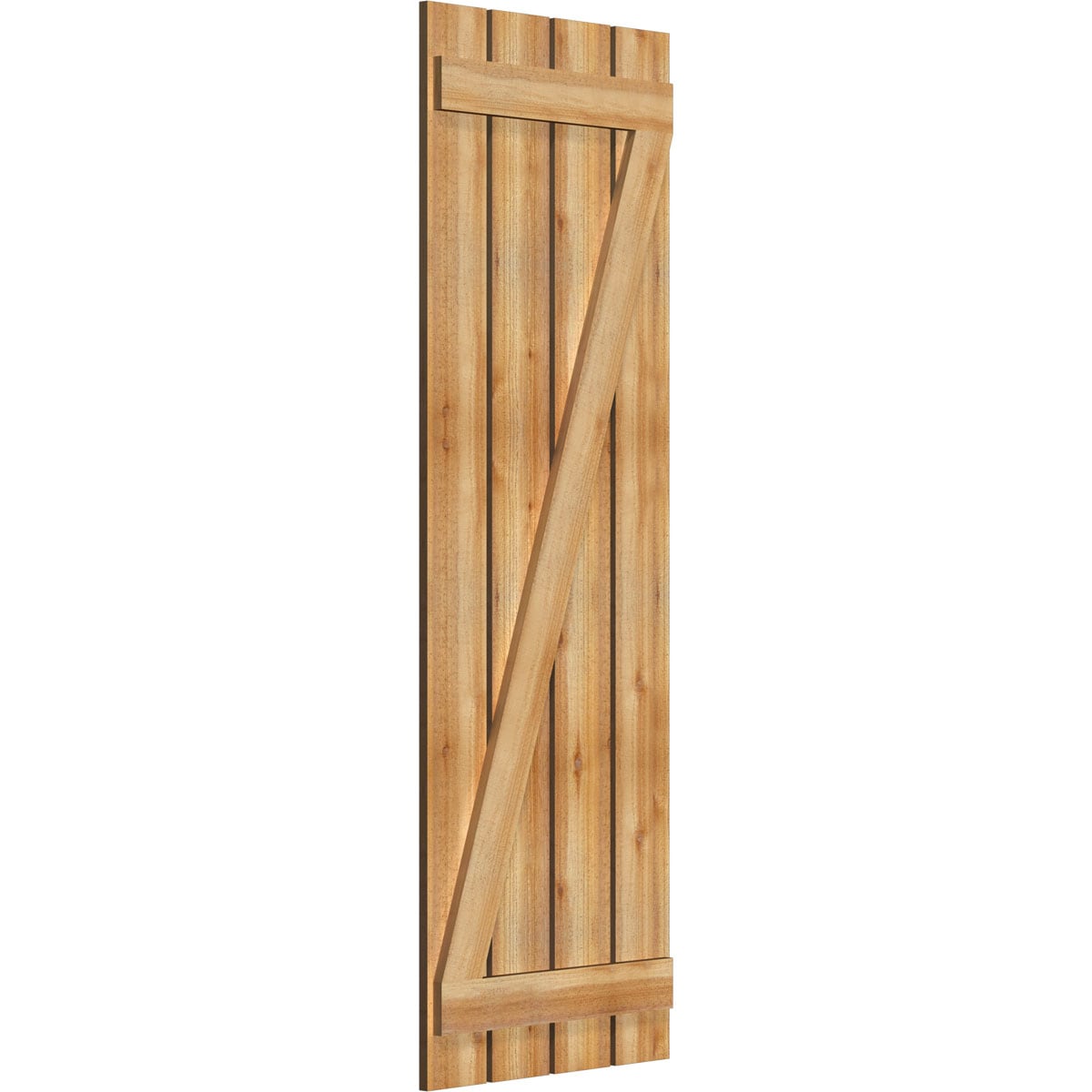 Ekena Millwork RBS06Z23X069RWR Exterior-Shutters - View #2