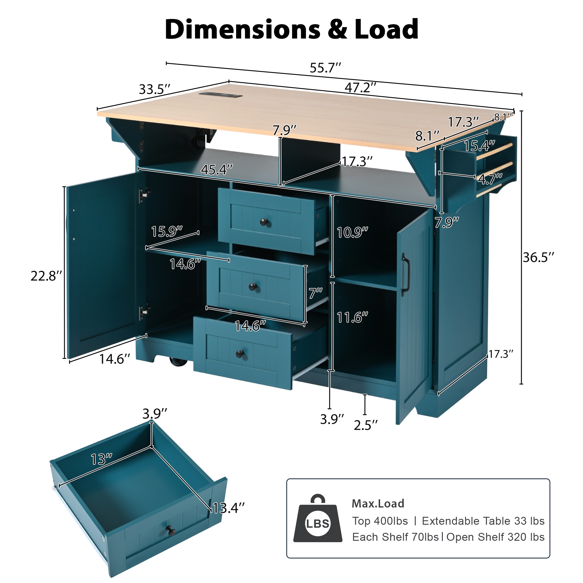 Best Selling Home Decor 329585 Kitchen-Furniture - View #8