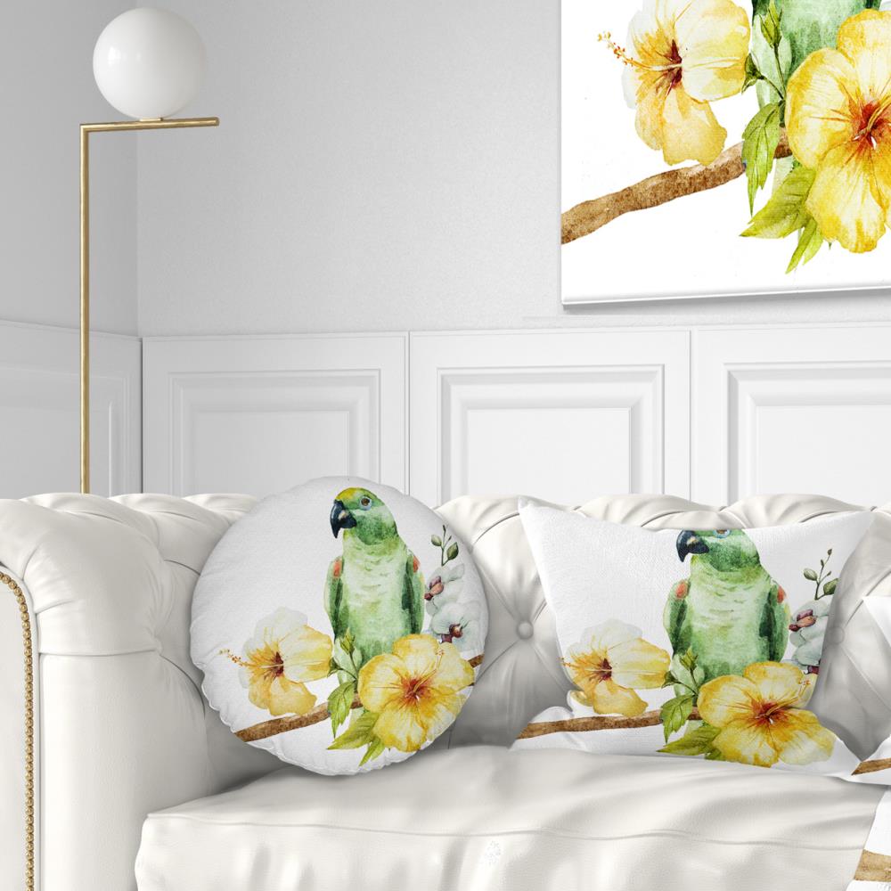 Designart 12-in x 20-in Green Indoor Decorative Pillow in the