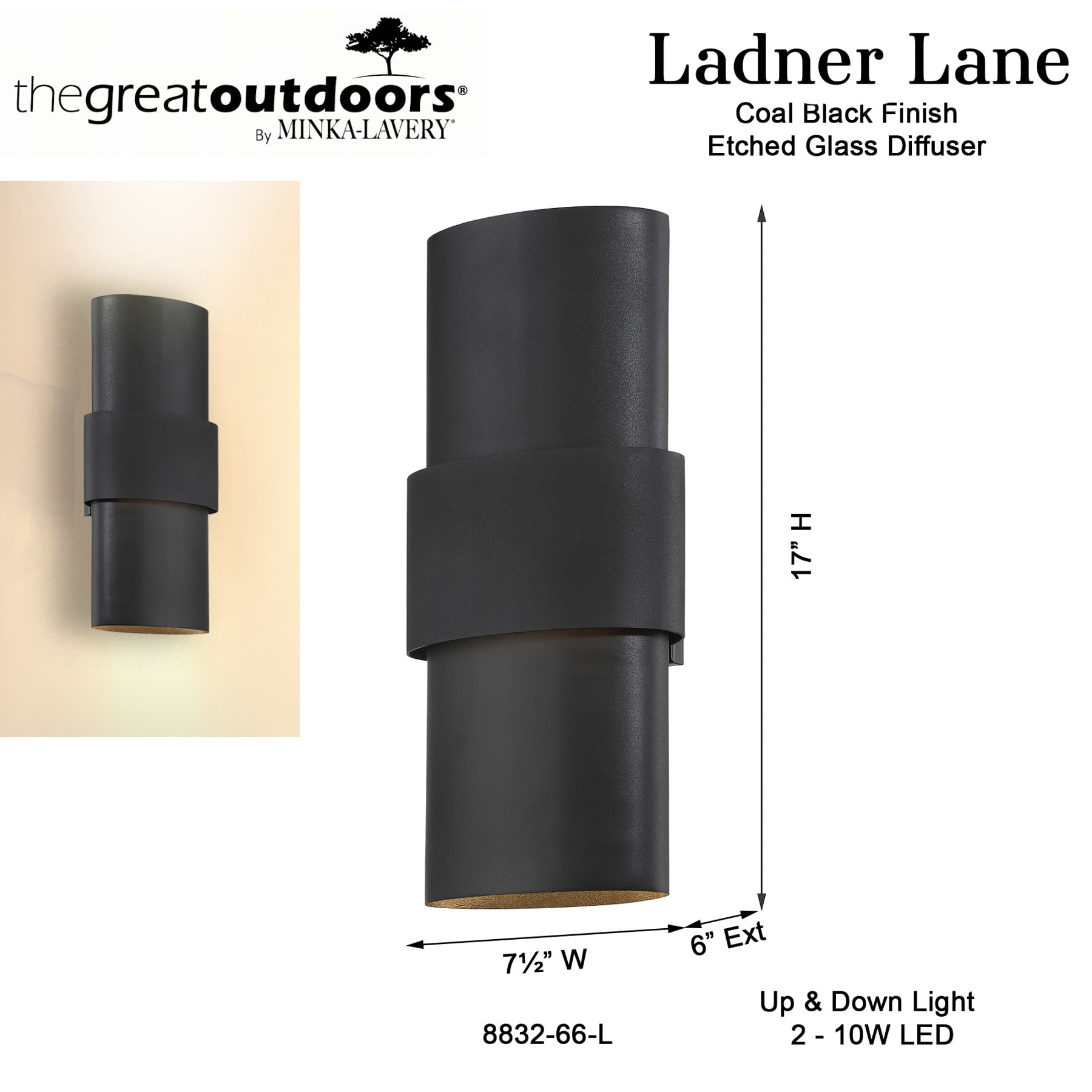 The Great Outdoors 8832-66-L Outdoor-Wall-Lighting - View #9