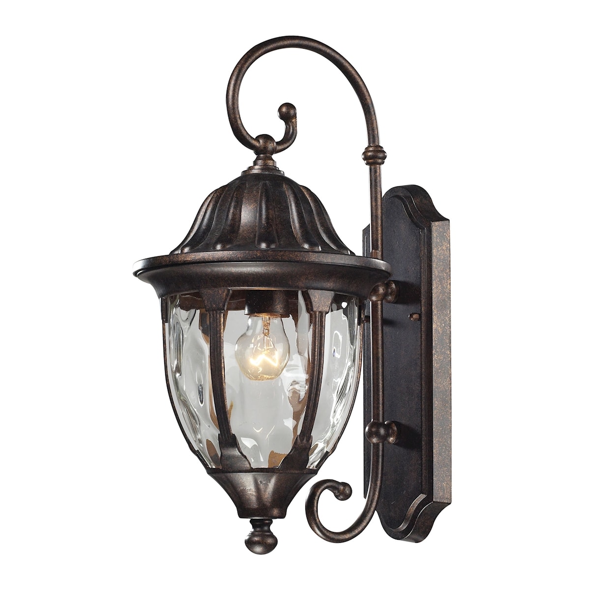 Westmore by ELK Lighting LW-2023260600382 Baseline 1 -Light 18-in H Bronze Hardwired Outdoor Wall Light