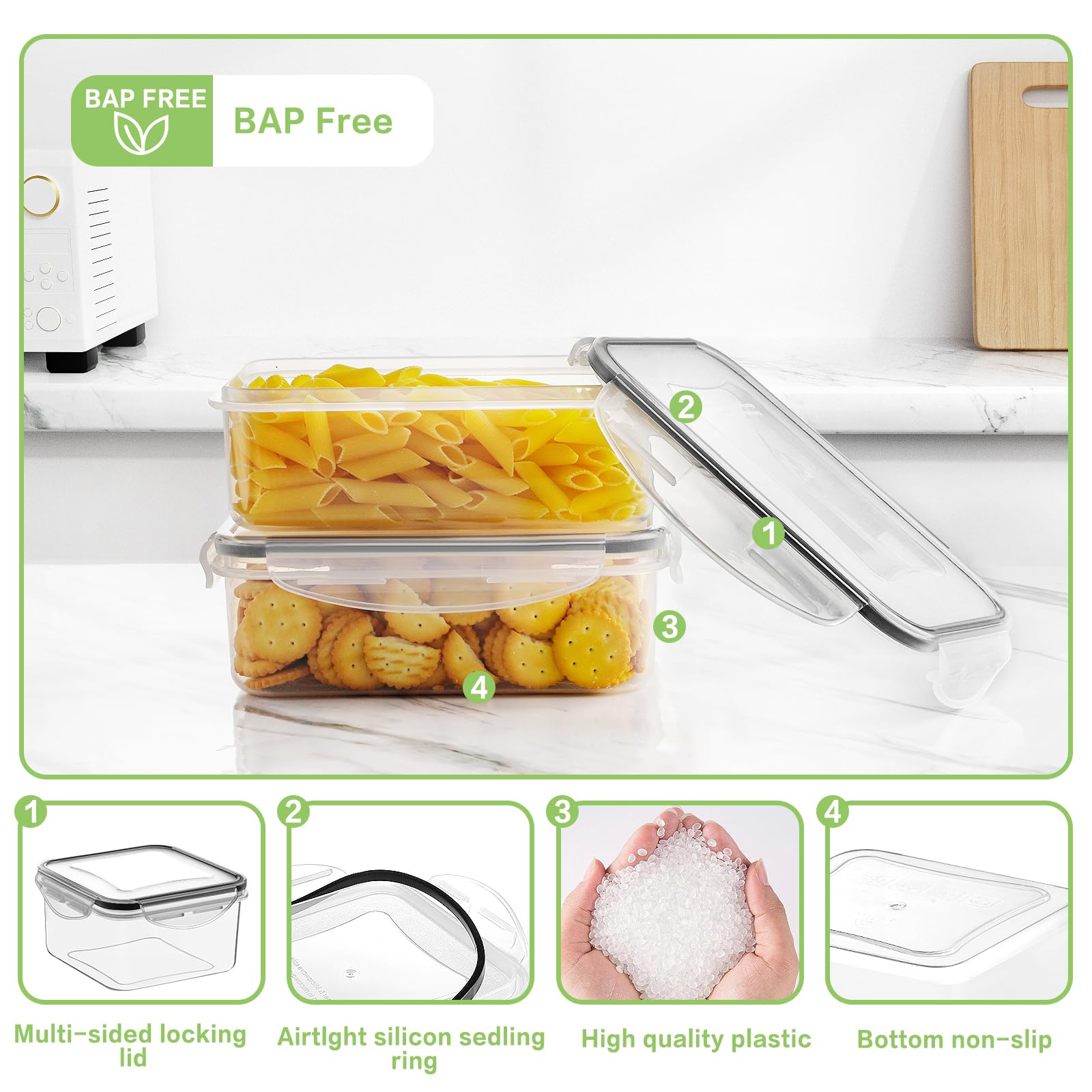 Afoxsos LAF0107F10 Food-Storage-Containers - View #6