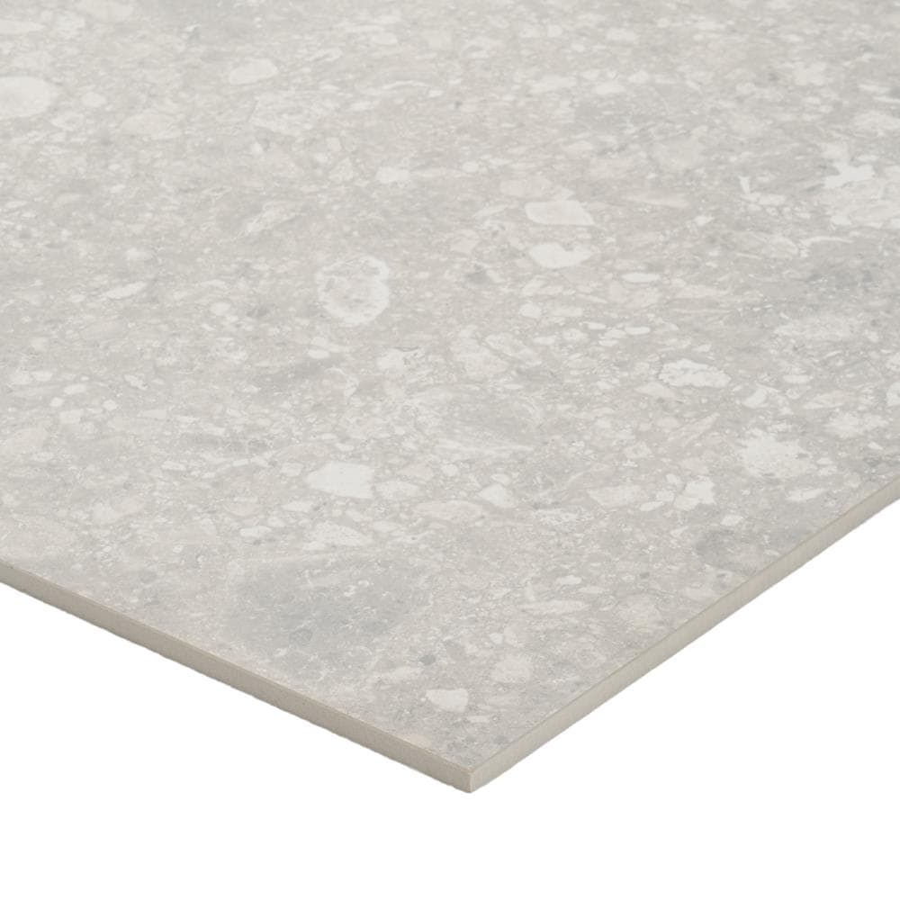 Artmore Tile Venitia Gray 24-in x 24-in Matte Porcelain Stone Look ...