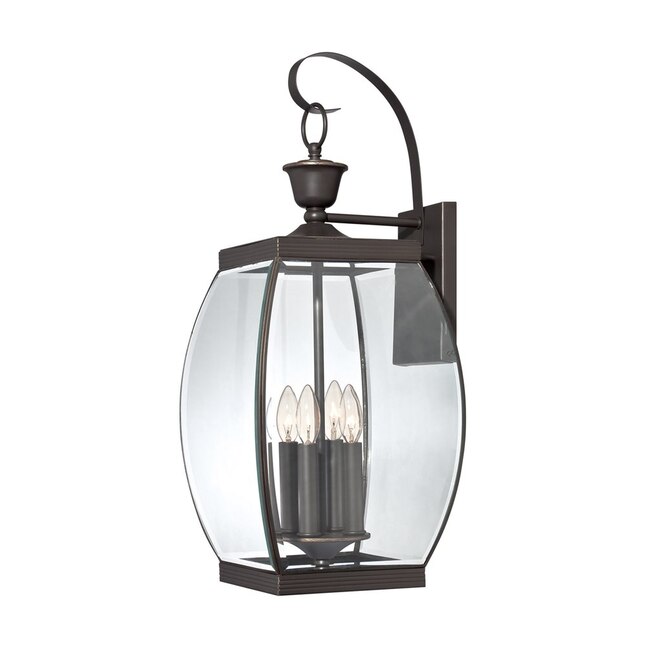 Quoizel Oasis 26-in H Medici Bronze Candelabra Base (E-12) Outdoor Wall Light Quoizel Oasis 26-in H Medici Bronze Candelabra Base (E-12) Outdoor Wall Light