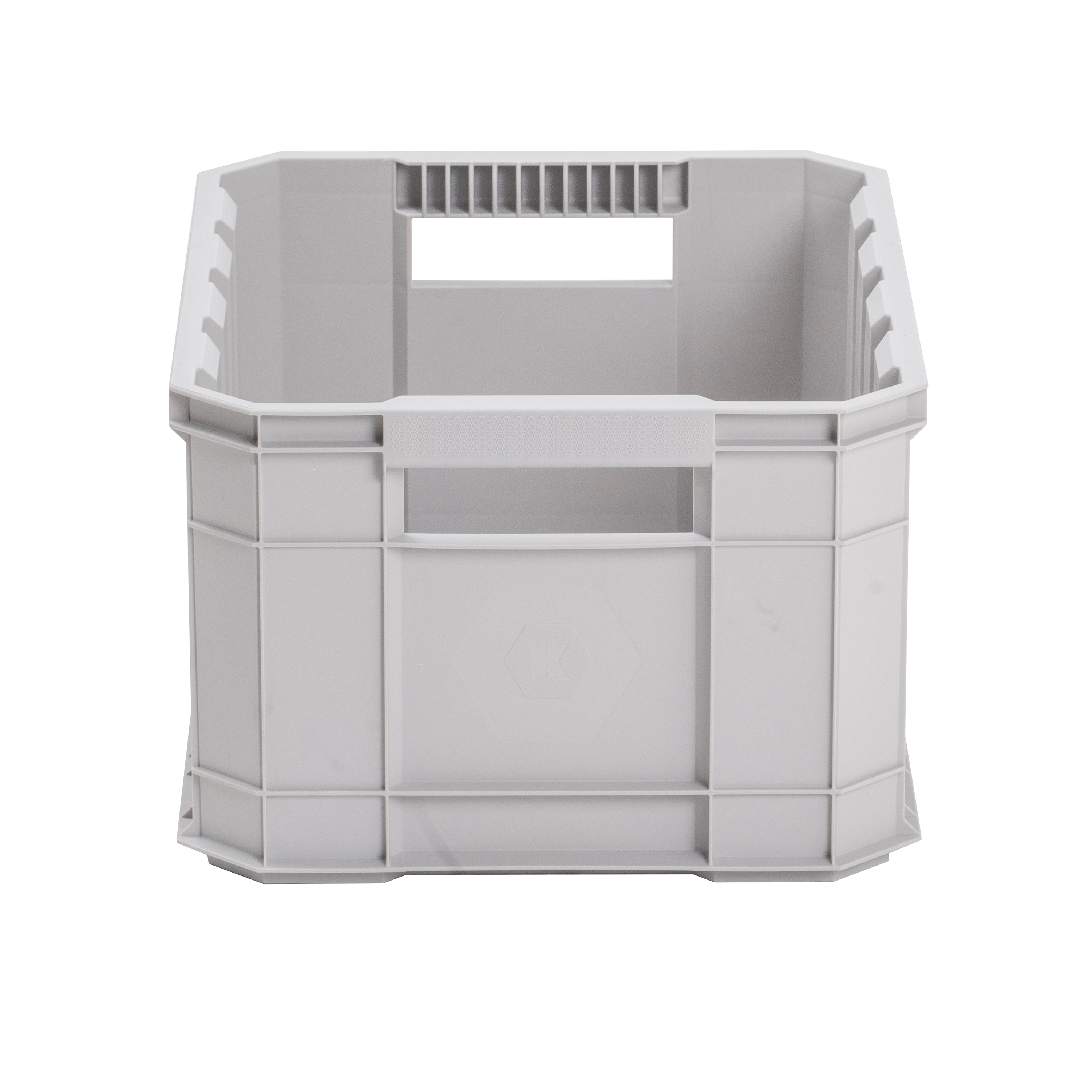 Kobalt Medium 8.5-Gallons (34-Quart) Grey Heavy Duty Tote Lidless in the Plastic  Storage Containers department at