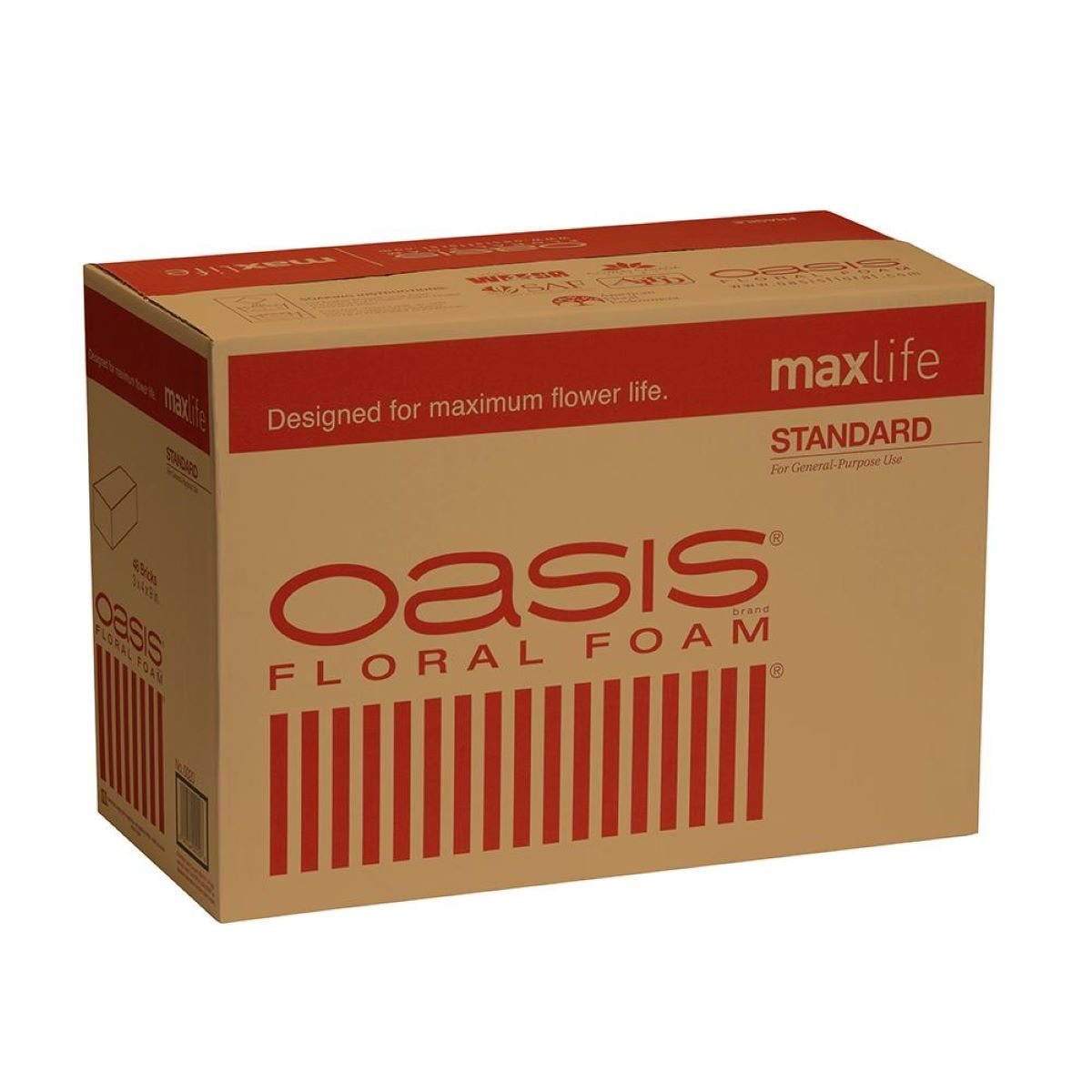 Oasis Standard Floral Foam Maxlife, Case of 48 at