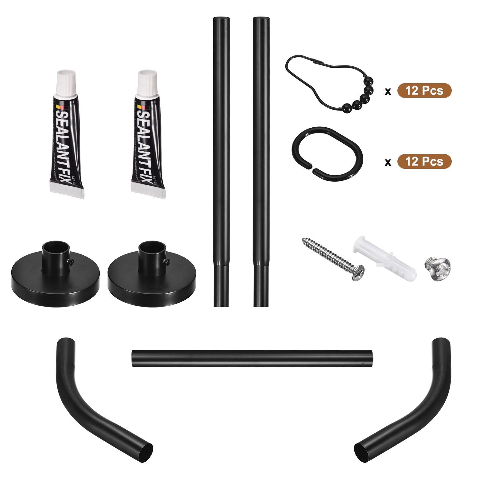 Unique Bargains S25112601UX1288 Shower-Rods - View #3