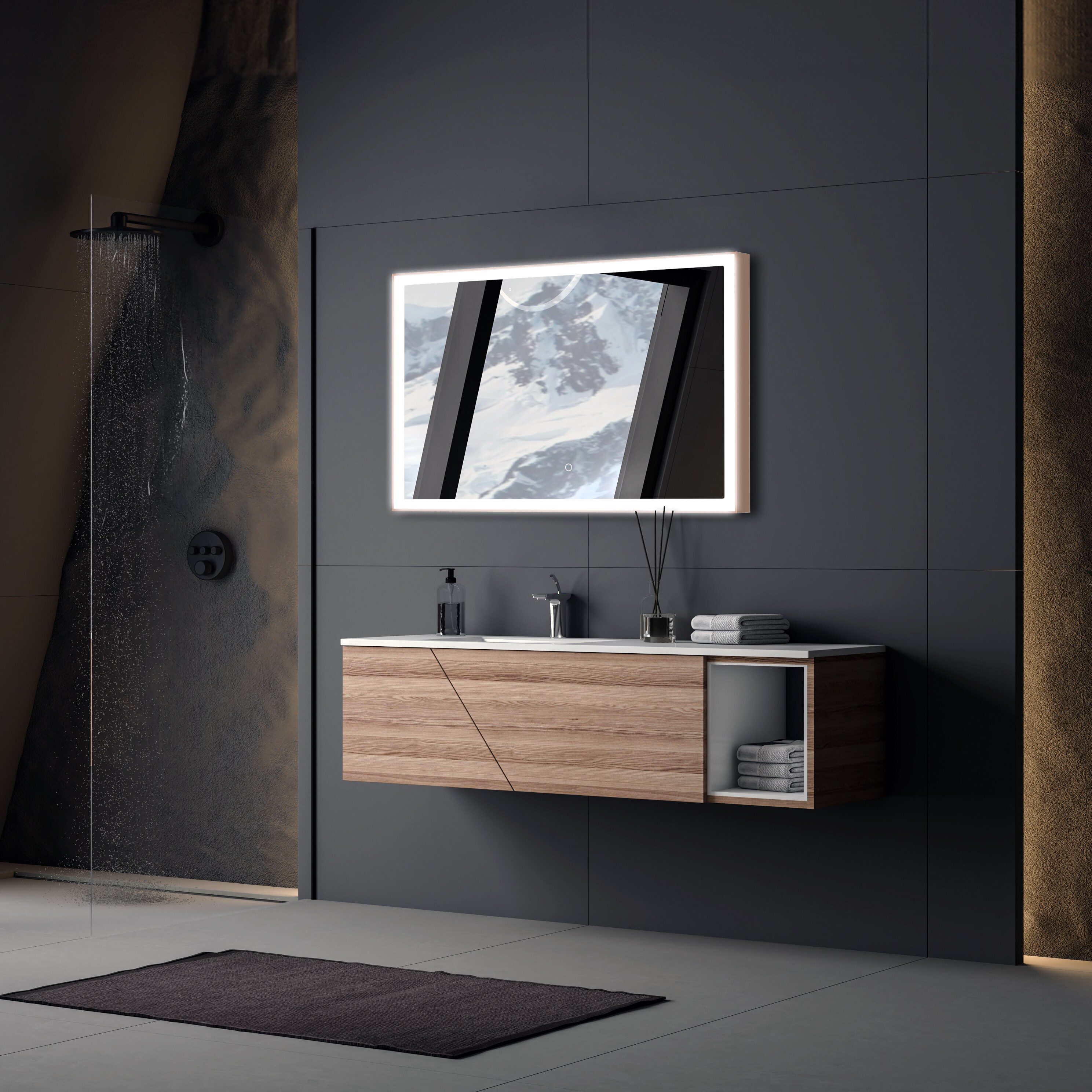 Dreamwerks LCAN004-LV Framed-Bath-Mirrors - View #4