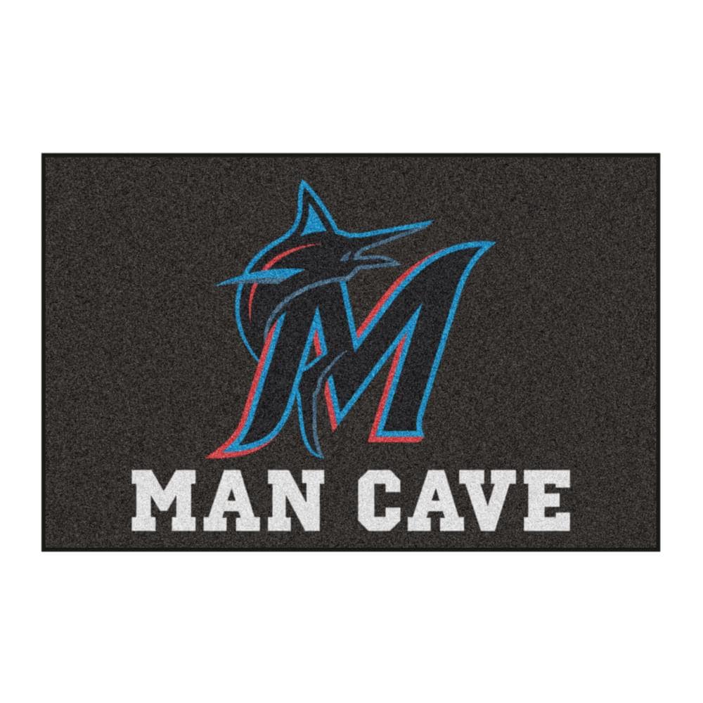  FANMATS MLB - Miami Marlins Man Cave Tailgater Rug 5