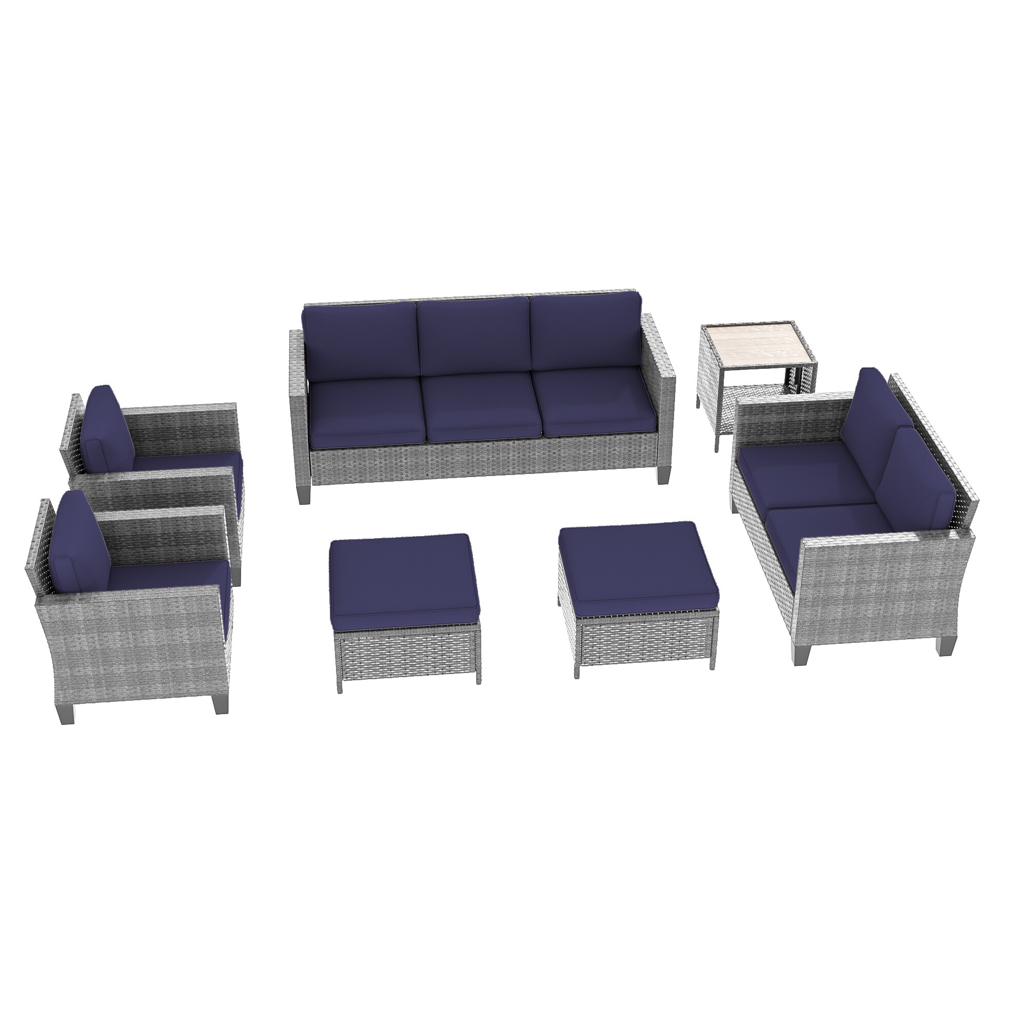 Sonkuki SD-PS-115HNY-S3T3 Patio-Conversation-Sets - View #3