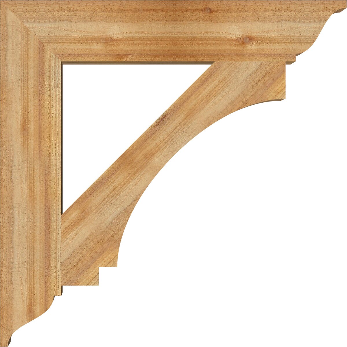 Ekena Millwork BKT06X34X34IMP01RWR Exterior-Brackets-Braces - View #3
