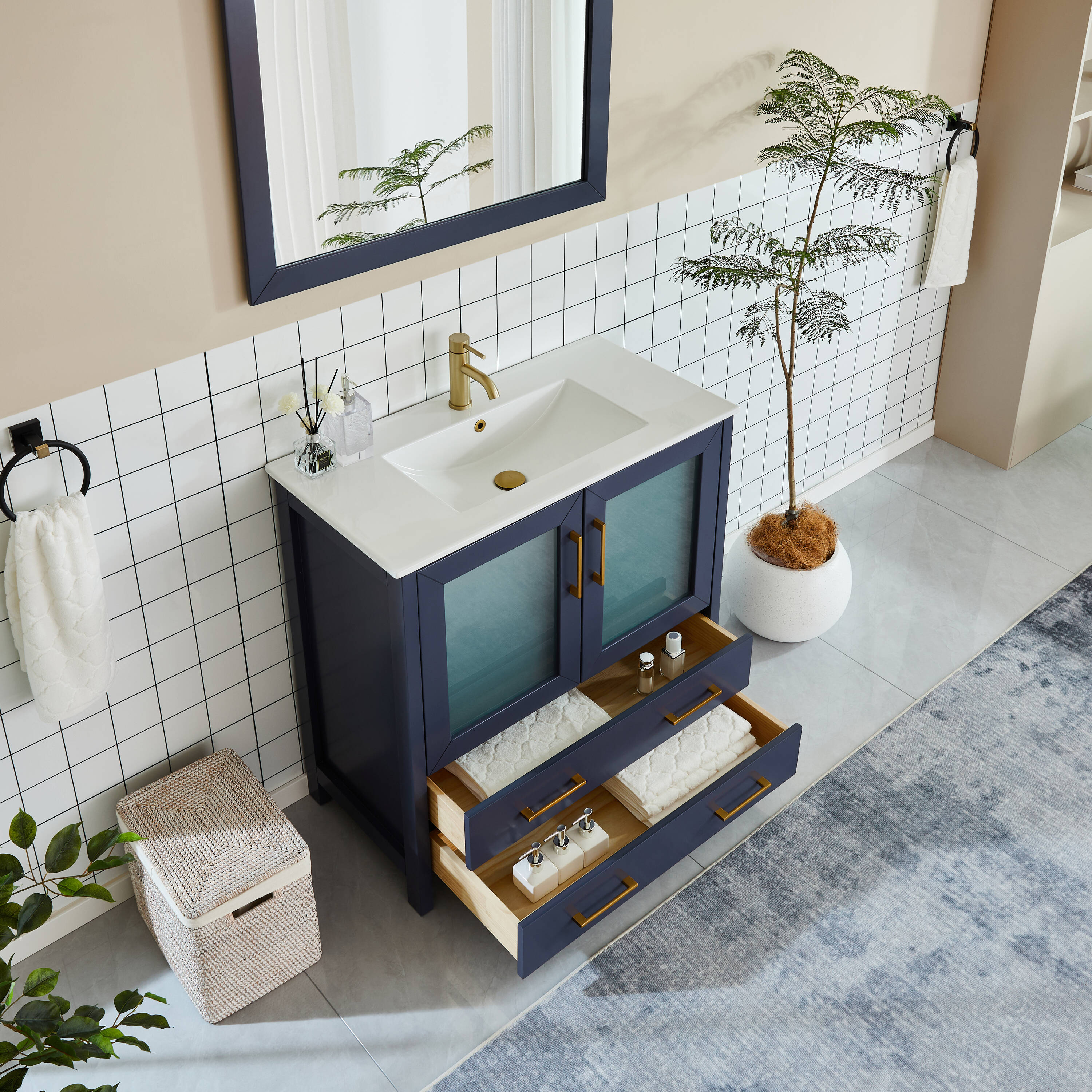 Vanity Art VA3036-B Bath-Vanity-Combo - View #10