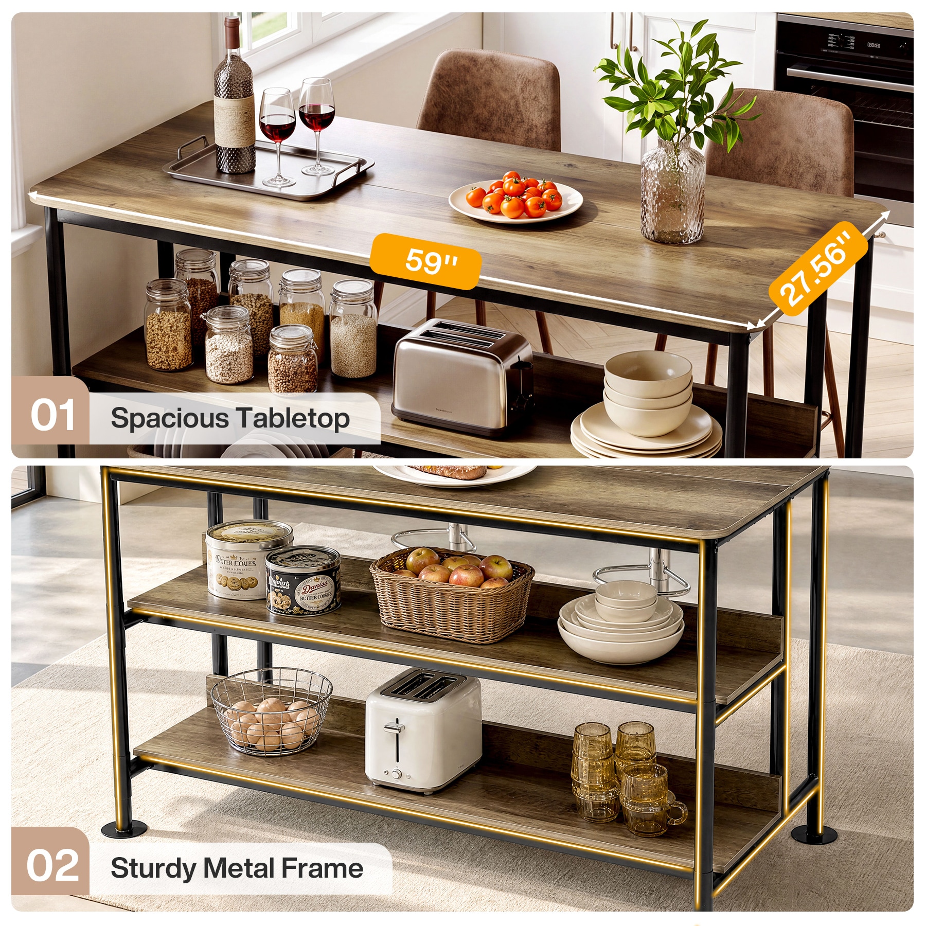 Tribesigns LWOYJL-2097YY Kitchen-Furniture - View #6