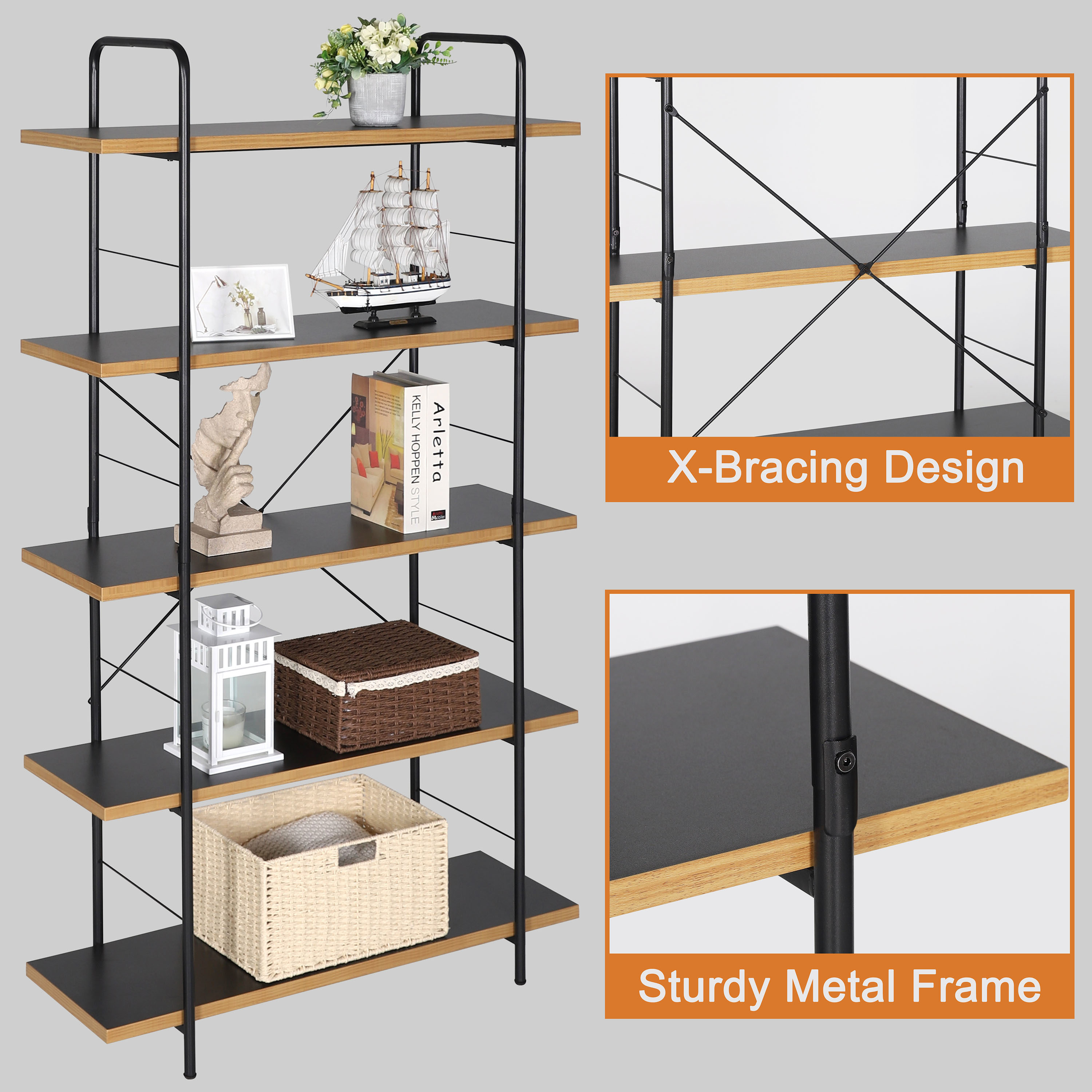 VEIKOUS HP0303-28-41 bookcases - View #6