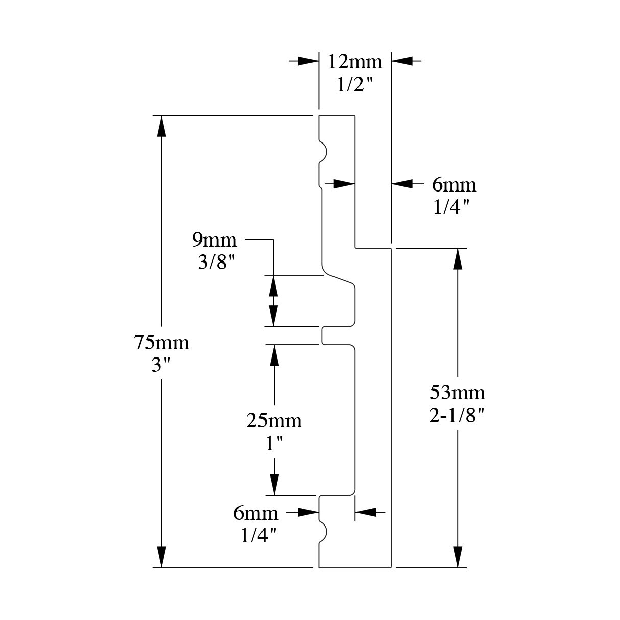 Orac Decor 1/2-in x 3-in x 6-1/2-ft Modern Primed Polystyrene Baseboard ...