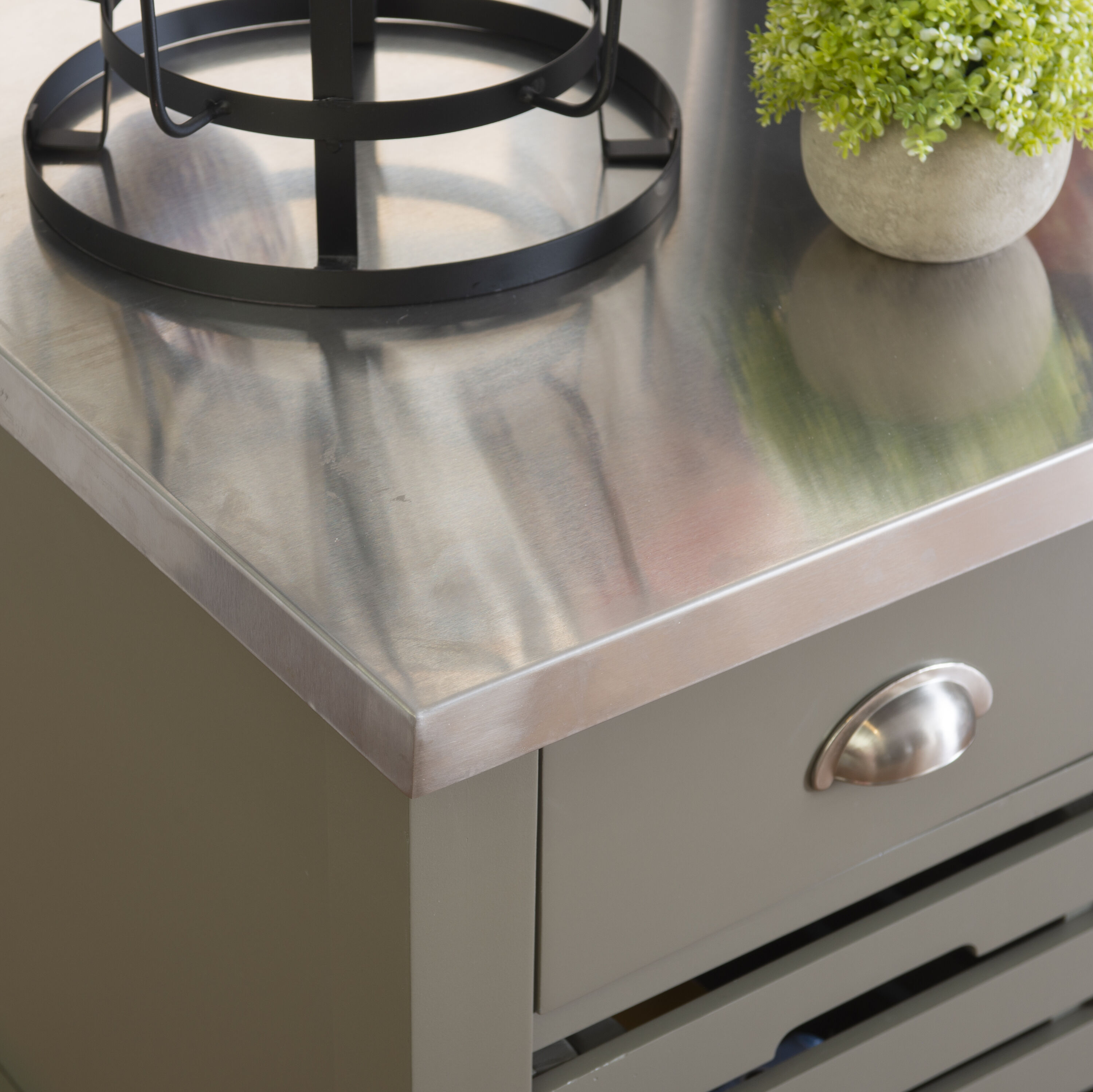 Linon 464810GRY01U Kitchen-Furniture - View #4