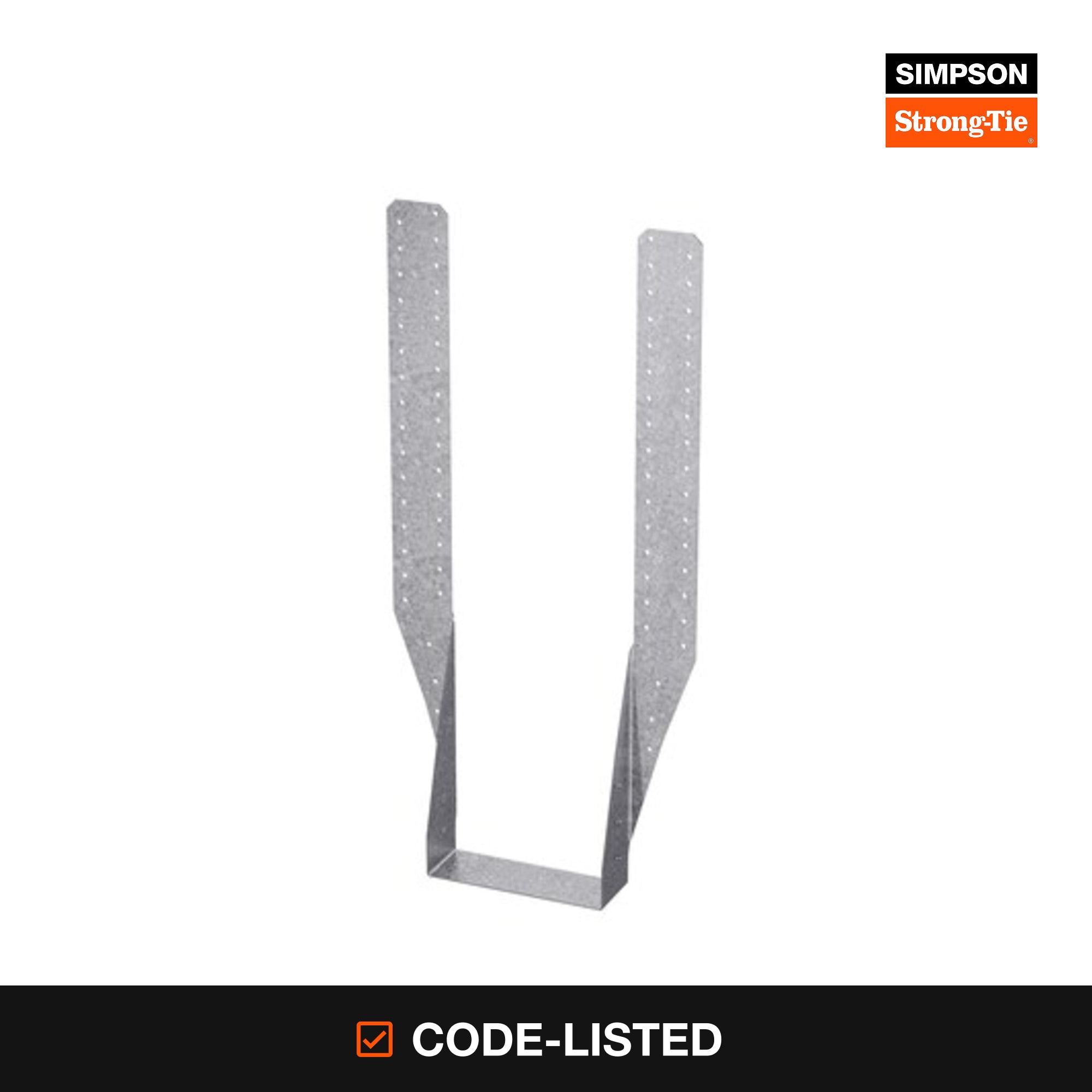 Simpson Strong-Tie 4-in x 26-in Double 14 -Gauge G90 galvanized Face mount joist hanger