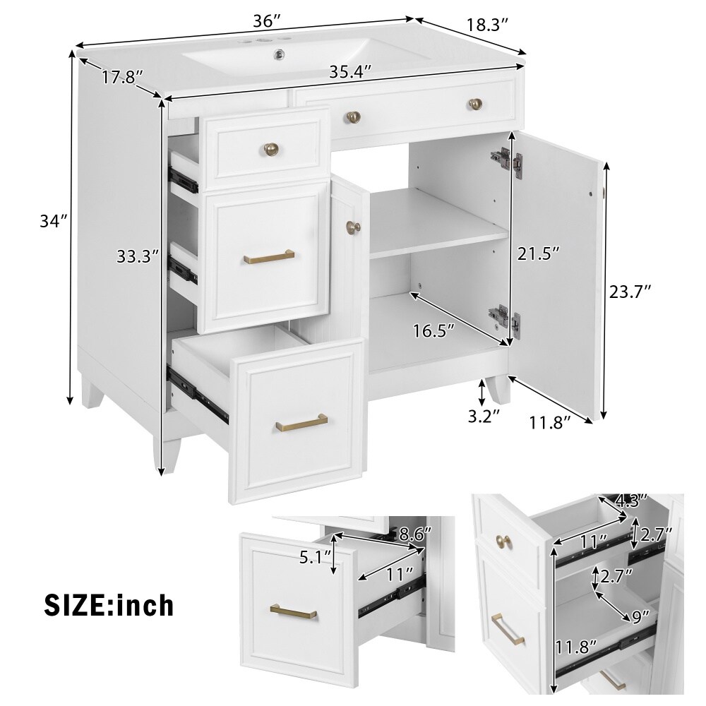 CASAINC CA-BT-11182 Bath-Vanity-Combo - View #7