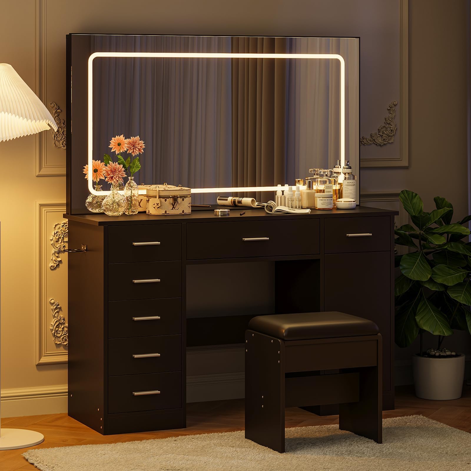 IdealHouse WEHHZ-H4928TXWNT5M Bedroom-Vanities - View #3