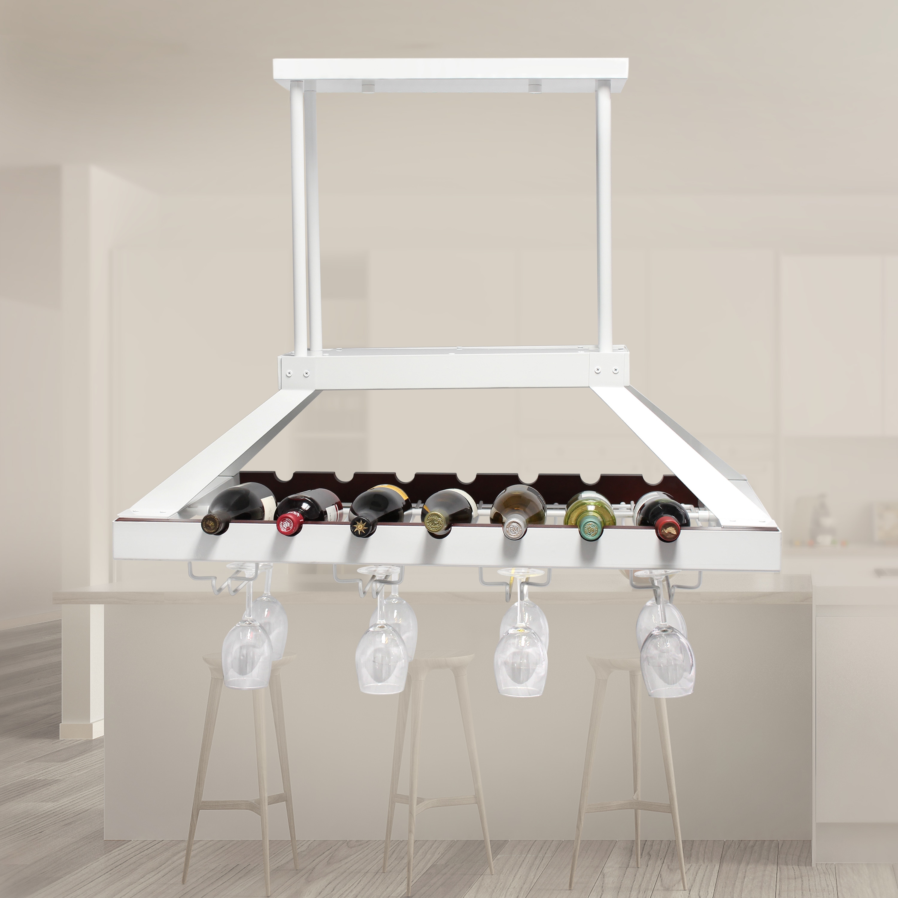 Elegant Designs WR1000-WHT Wine-Racks - View #5