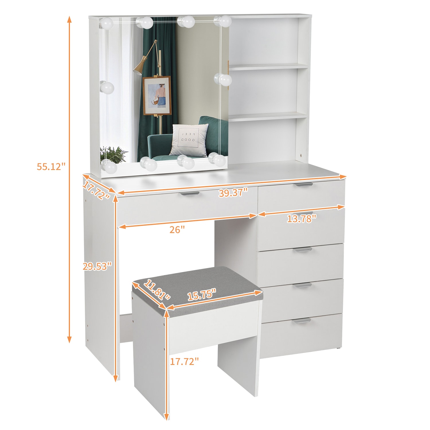 Winado LO1G52001473 Bedroom-Vanities - View #7