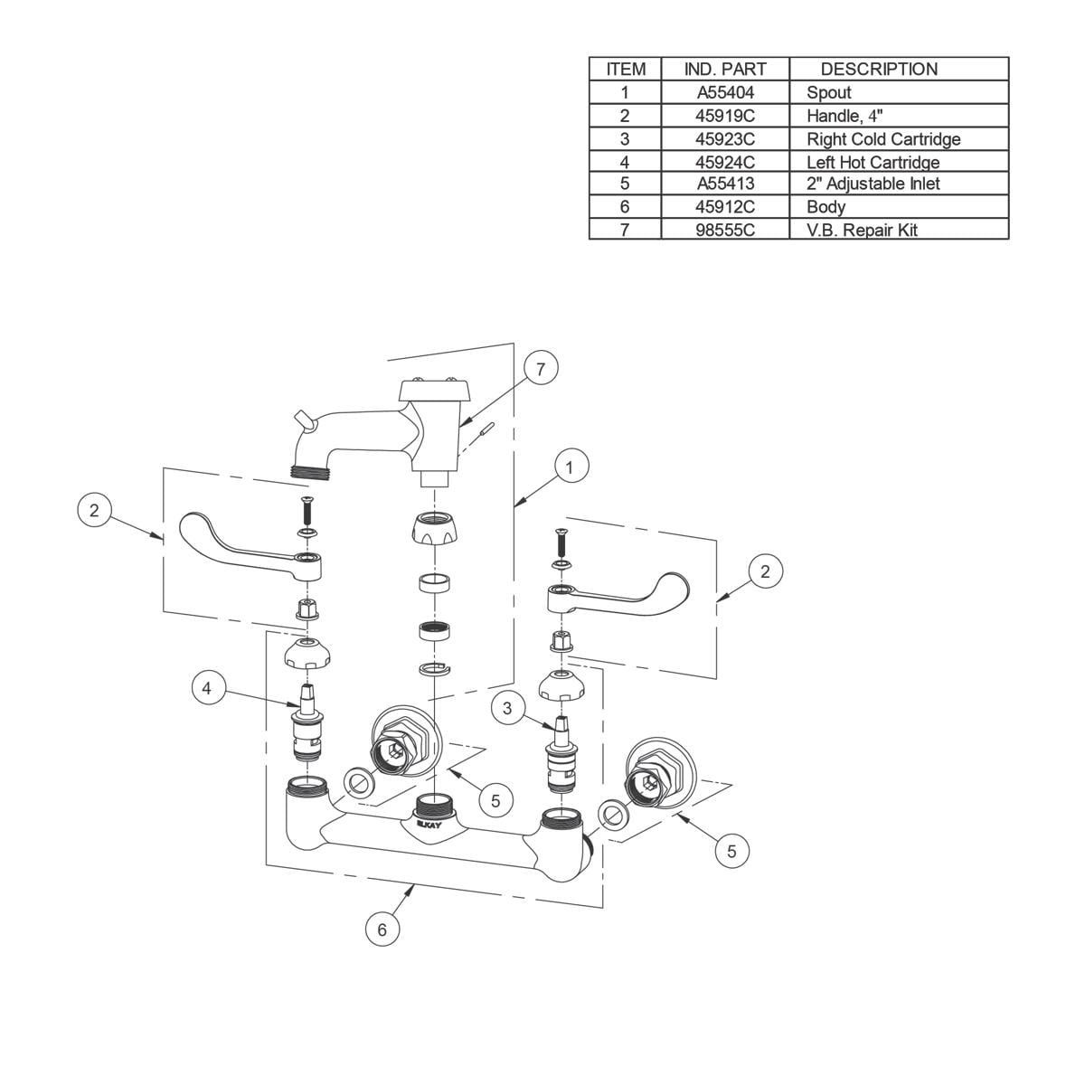 Elkay LK940BP03T4H Kitchen-Faucets - View #2