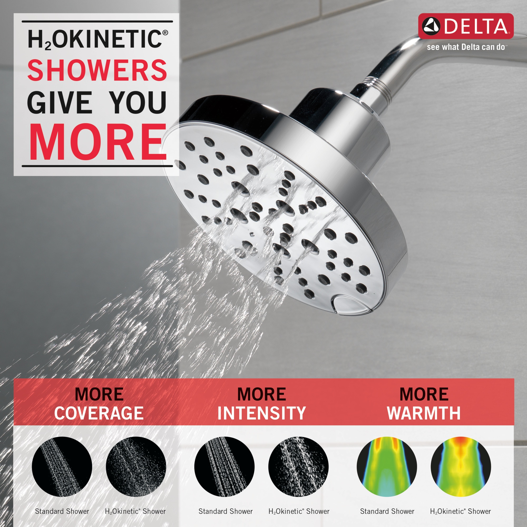 Delta T17472-PR Tub-Shower-Faucets - View #3