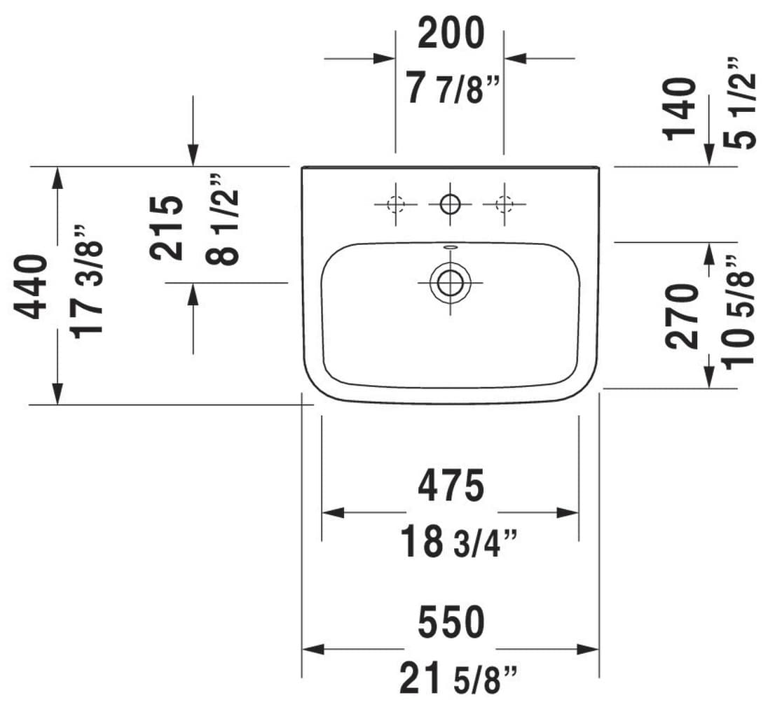 Duravit 2319550000 Bath-Sink - View #4