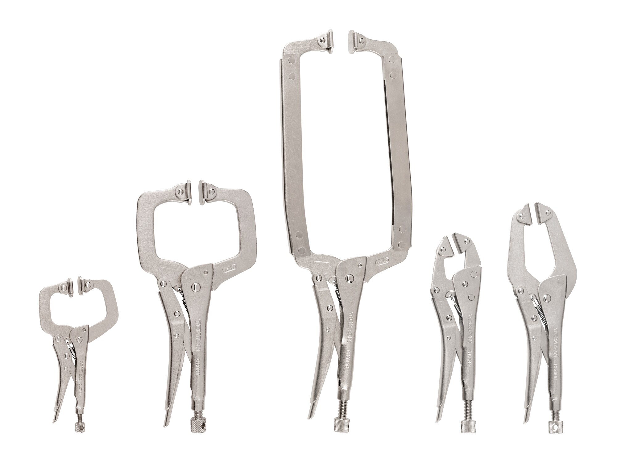 TEKTON CLK91102 Swivel Pad Locking plier set 5 -Piece